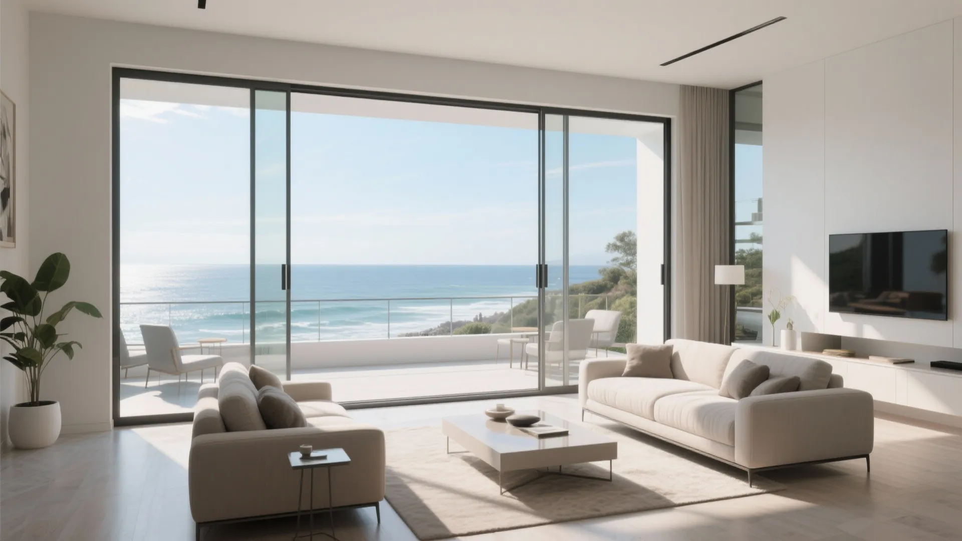 4. Horizontal Glass Sliding Doors