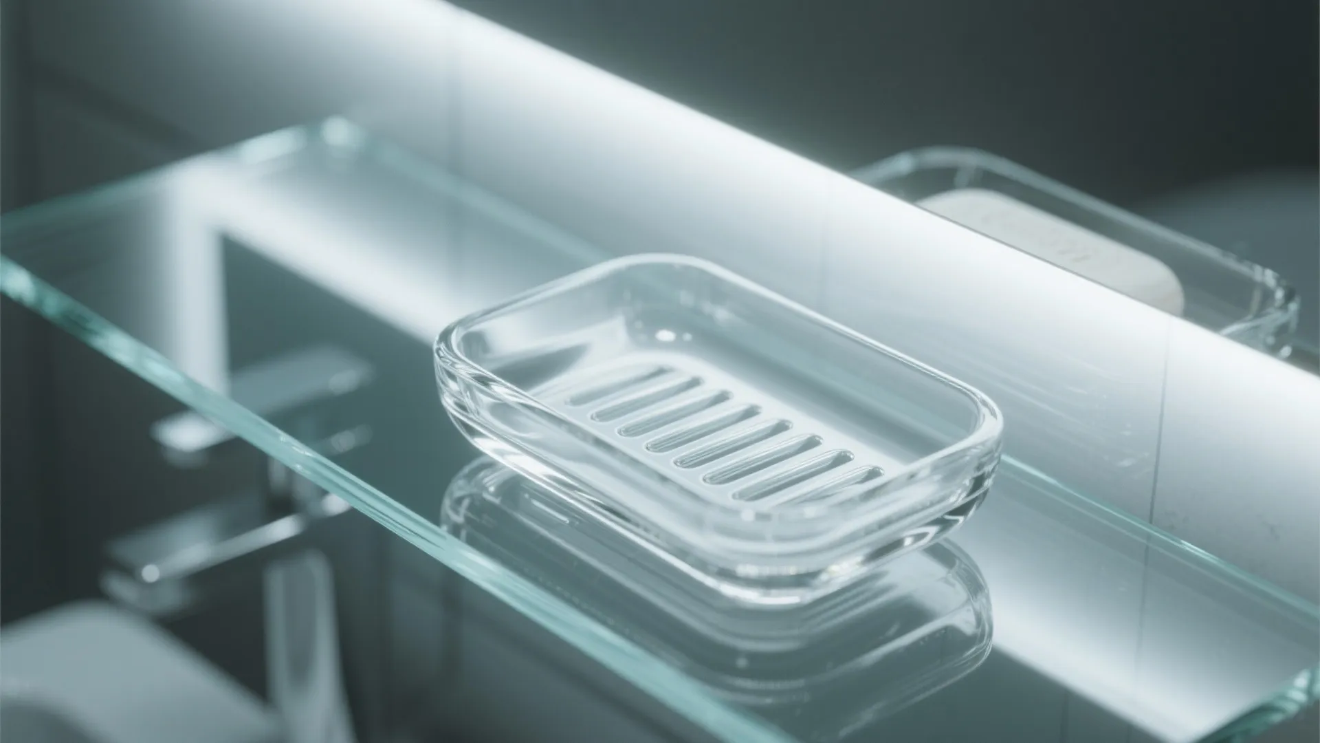 Glass Dish with Drainage Slot