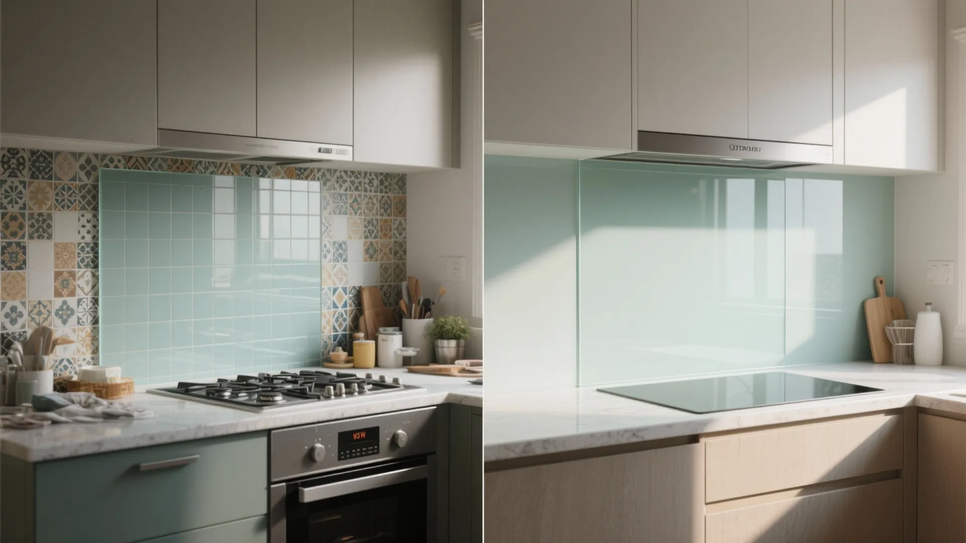 Glass Splashback Clarity