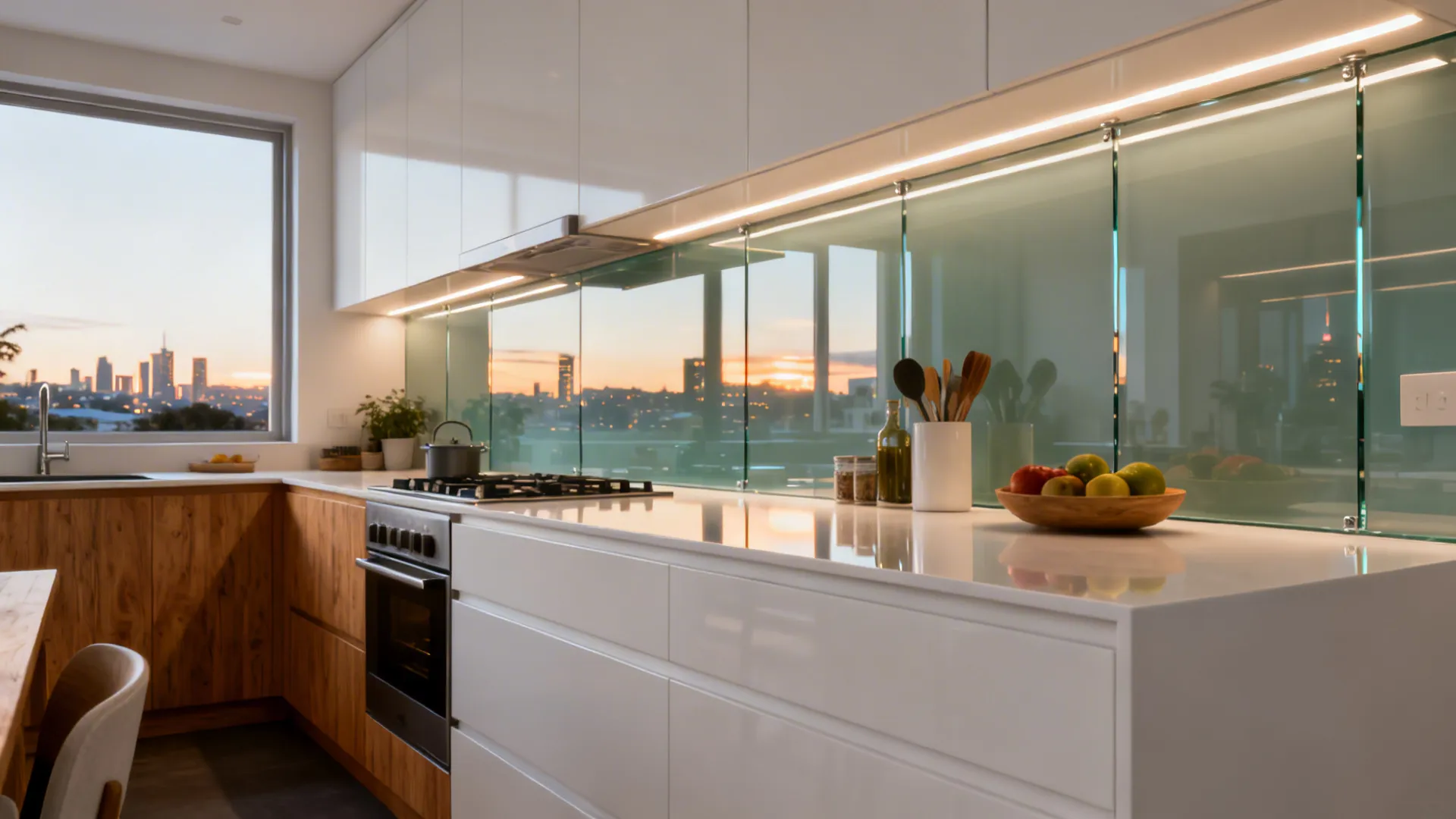 Transparent surfaces and light play