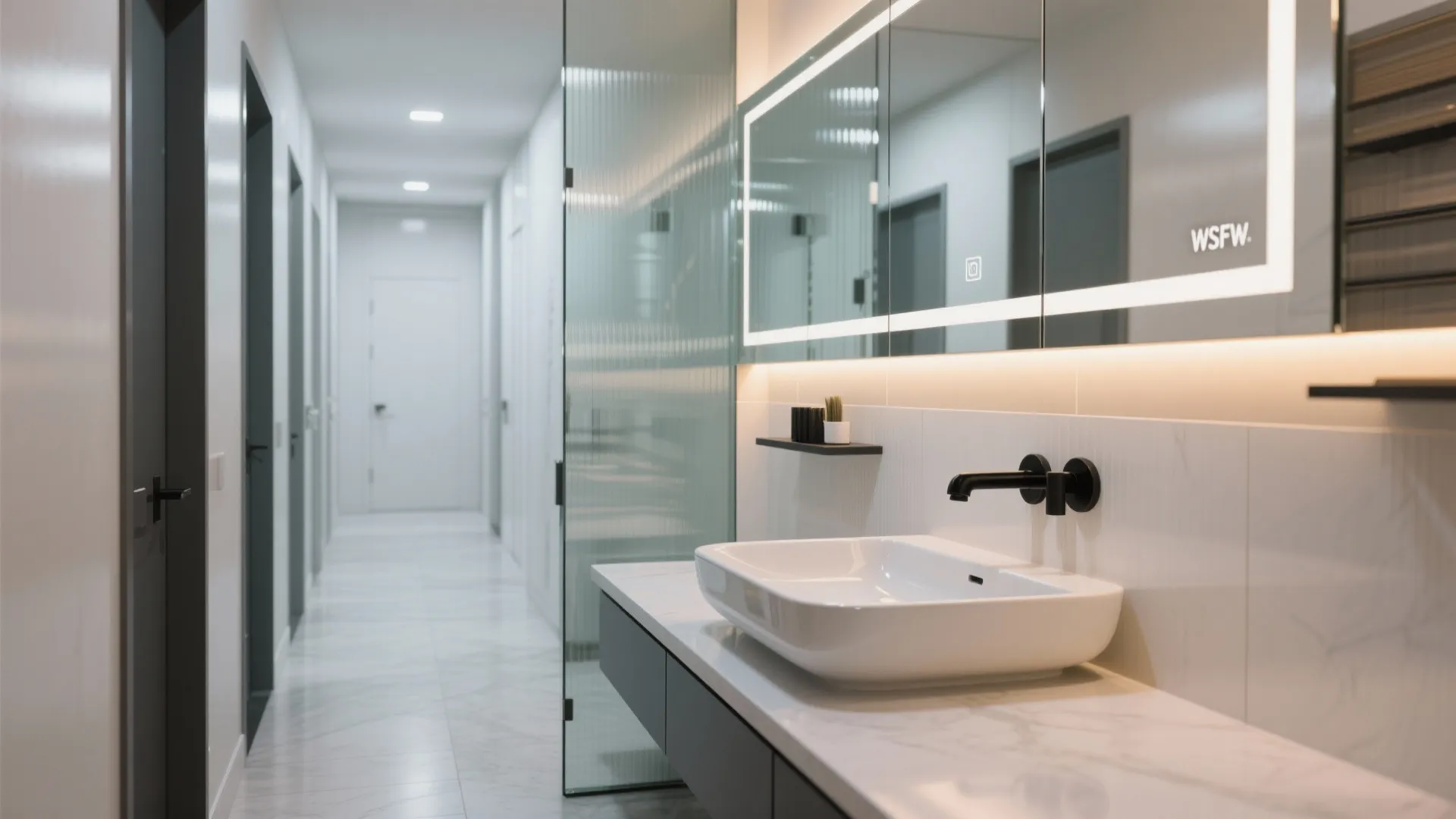 Integrated Splashback and Glass Panels