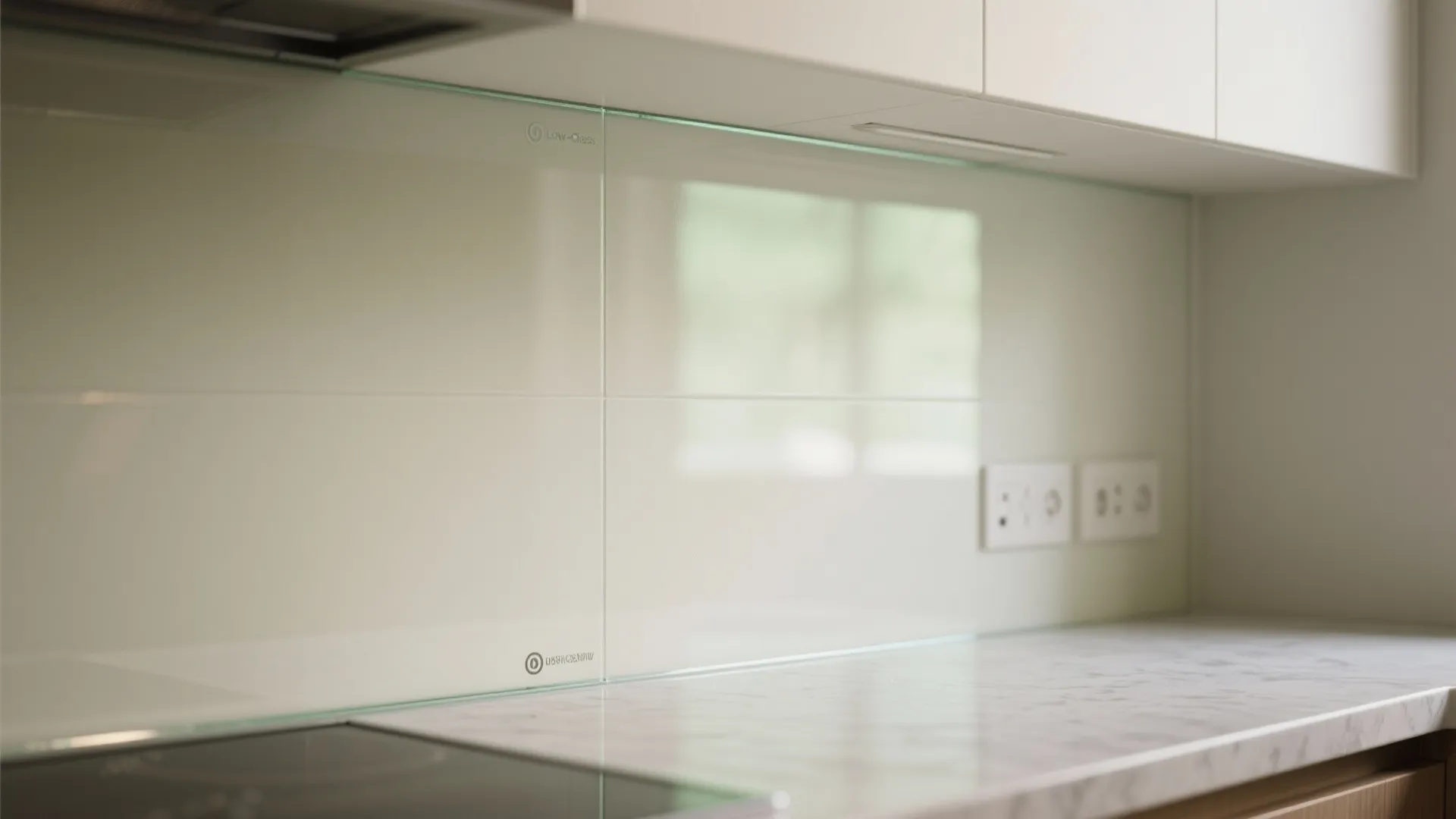 Glass Splashback for Clear Sightlines