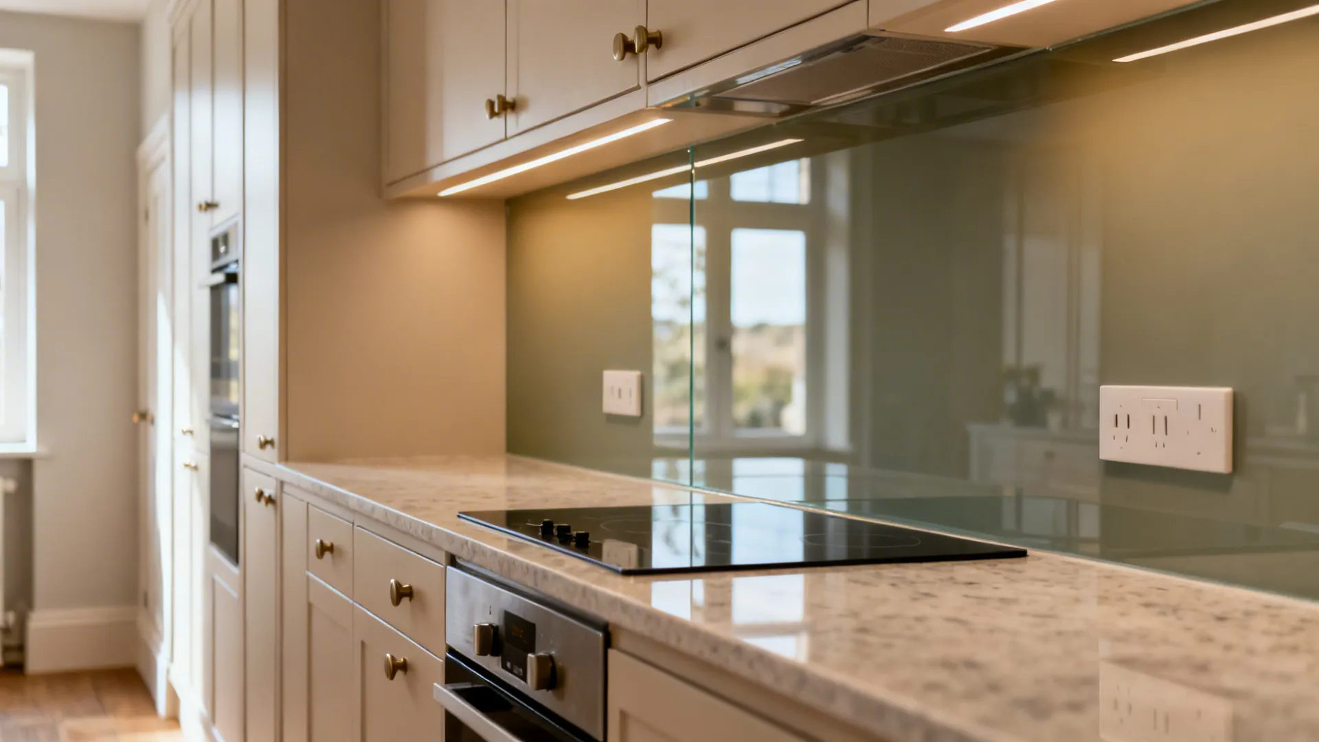 Glass Splashbacks for Light and Depth