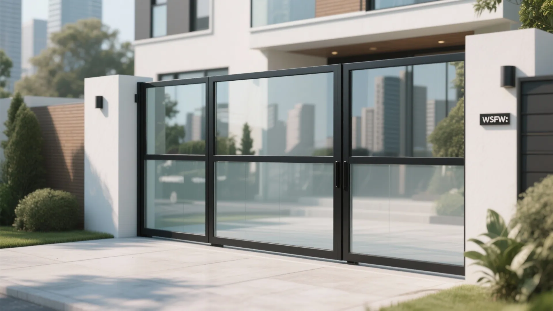 Glass and steel combo for sleek openness