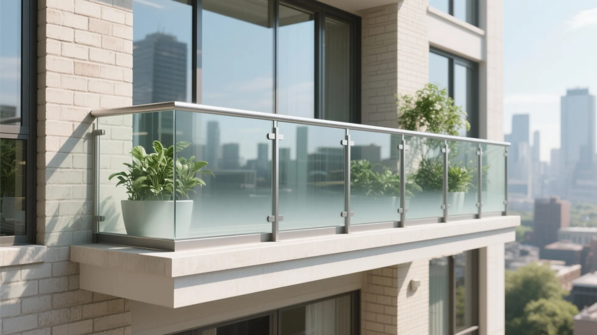 Glass-and-Steel Hybrid Drop Wall