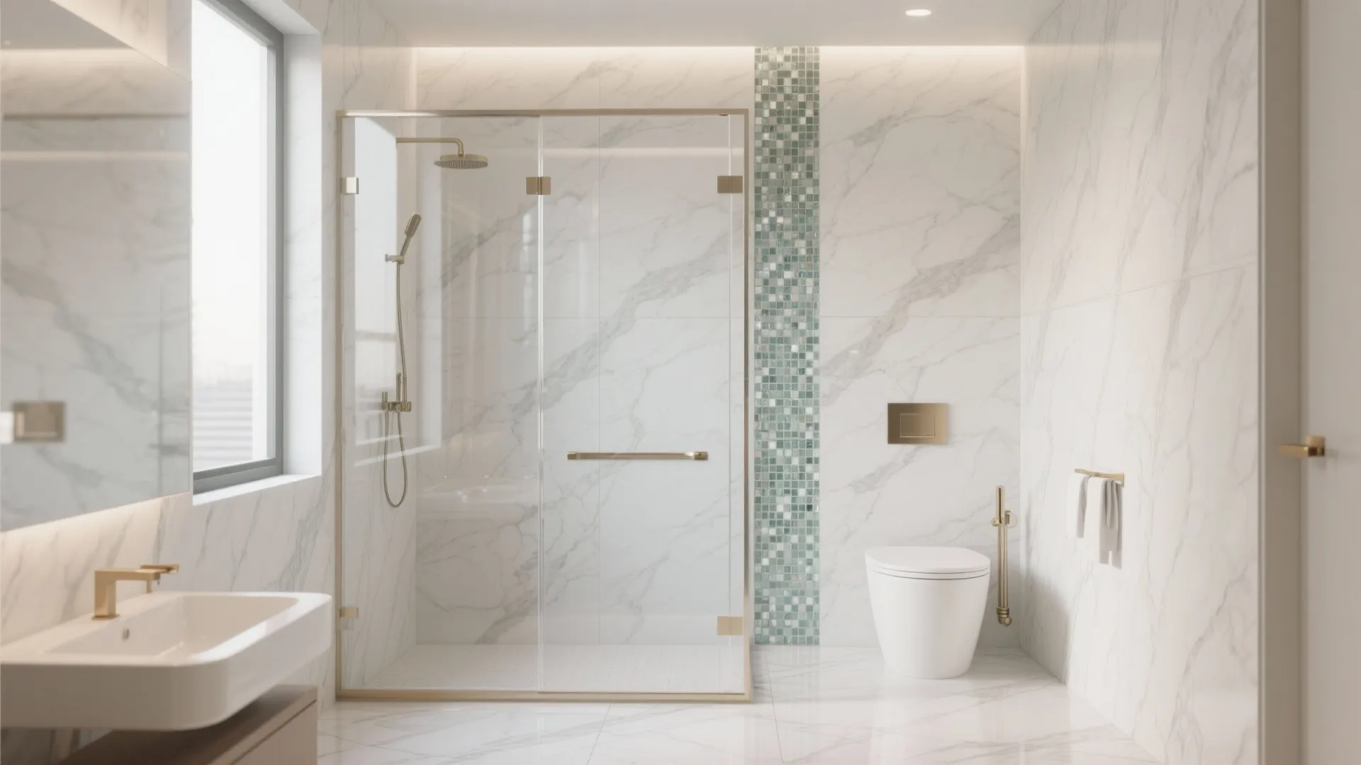 Light-Boosting Glass + Stone Details