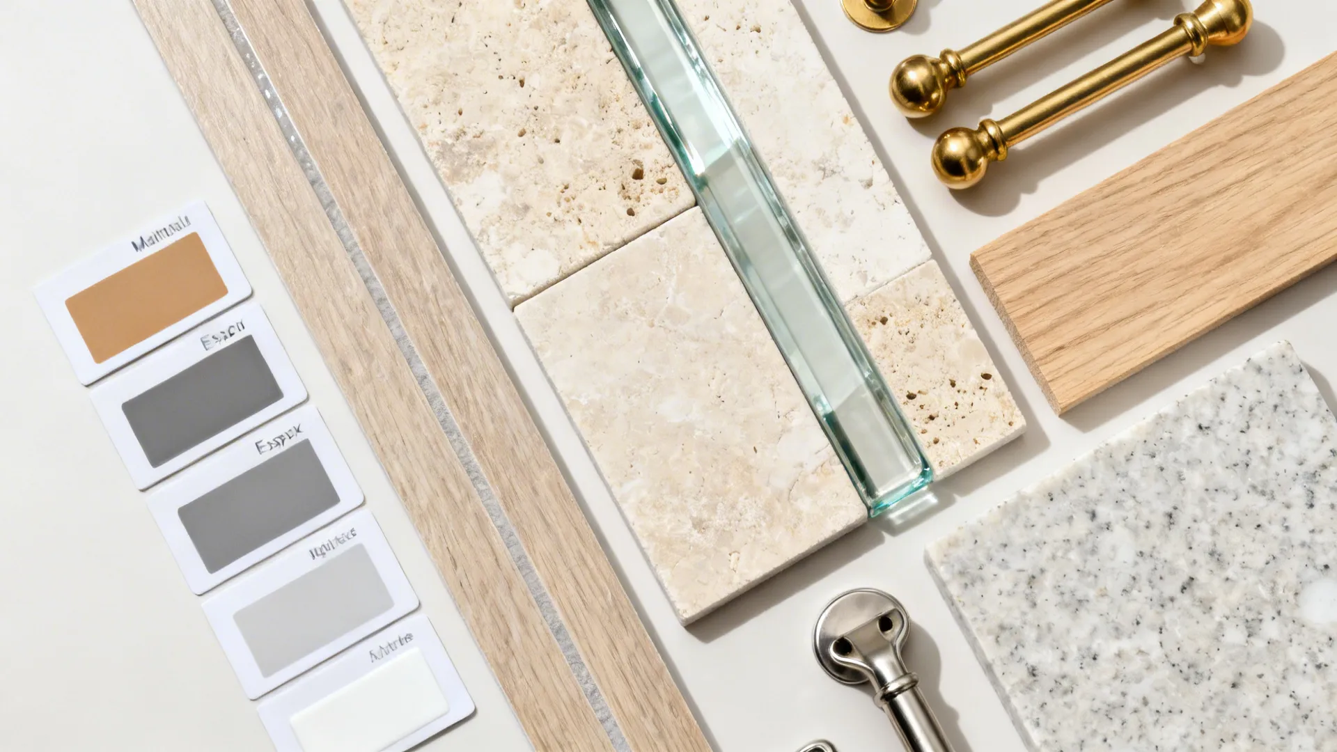 5) Mixed Glass and Stone for Depth and Warmth