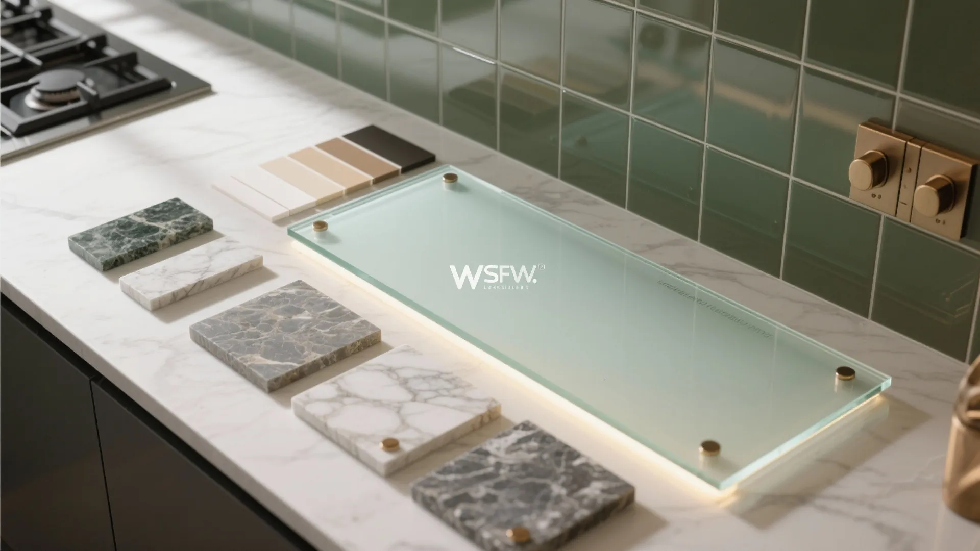 The Lightness of a Glass Backsplash