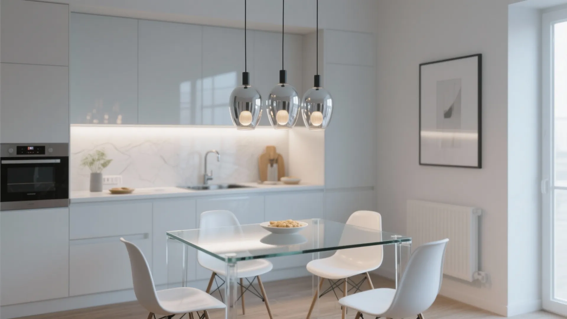 8. Transparent Glass Tables