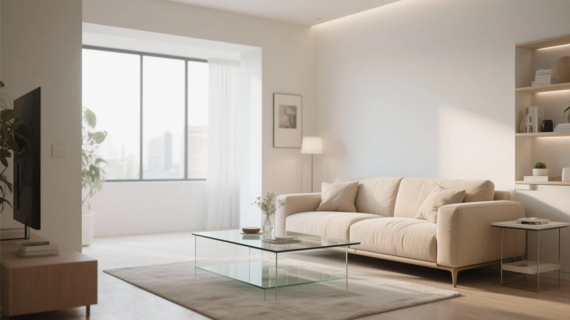 4. Glass Coffee Tables for an Airy Look