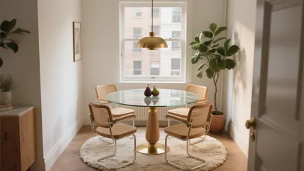 5 Glass Dining Table Design Ideas for Small Spaces