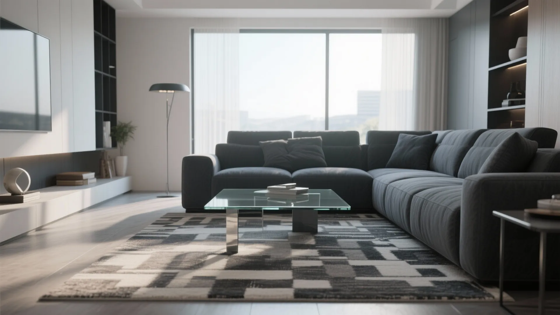 7. Glass Coffee Tables to Enhance Openness