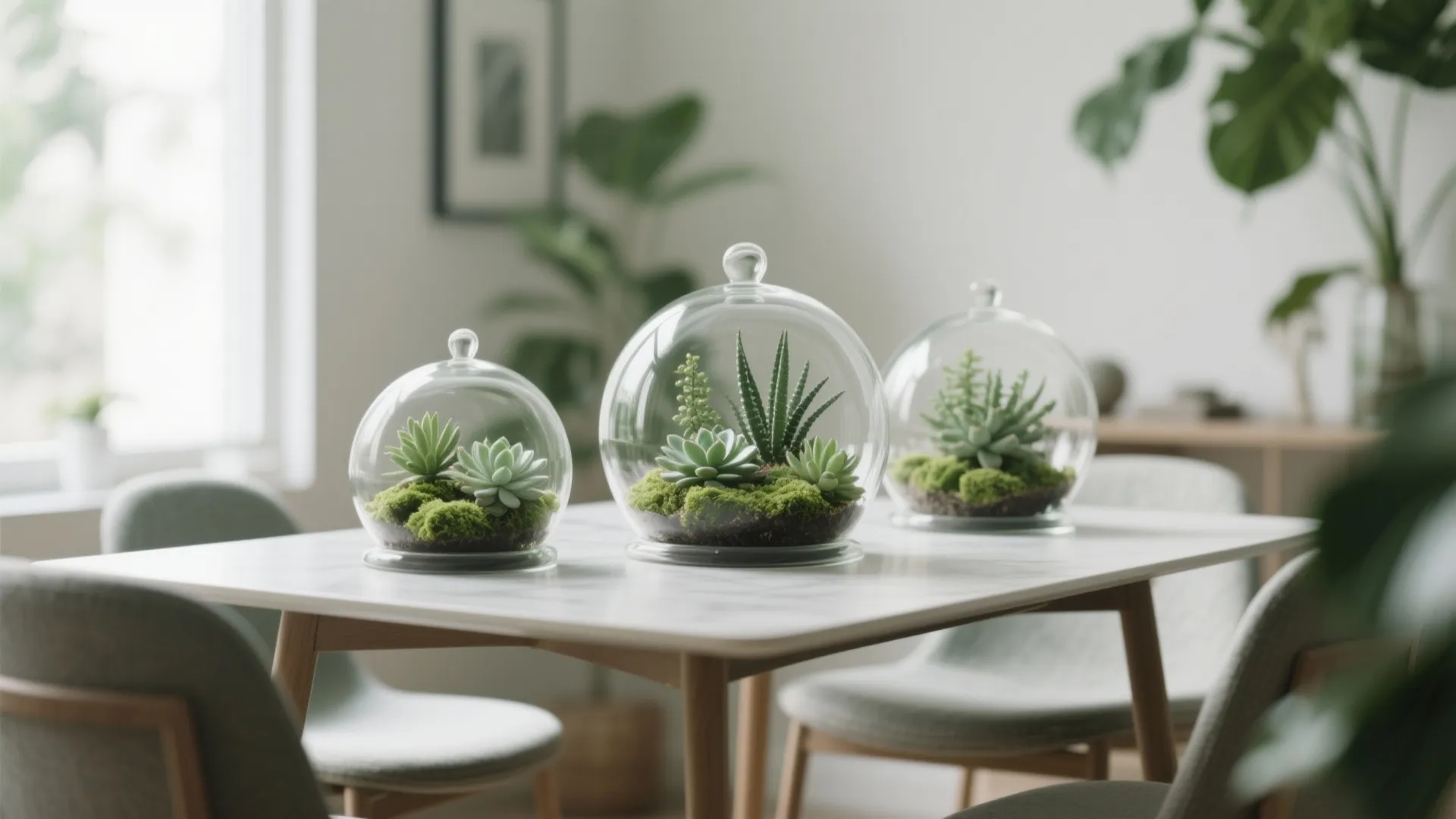 5. Modern Glass Terrariums