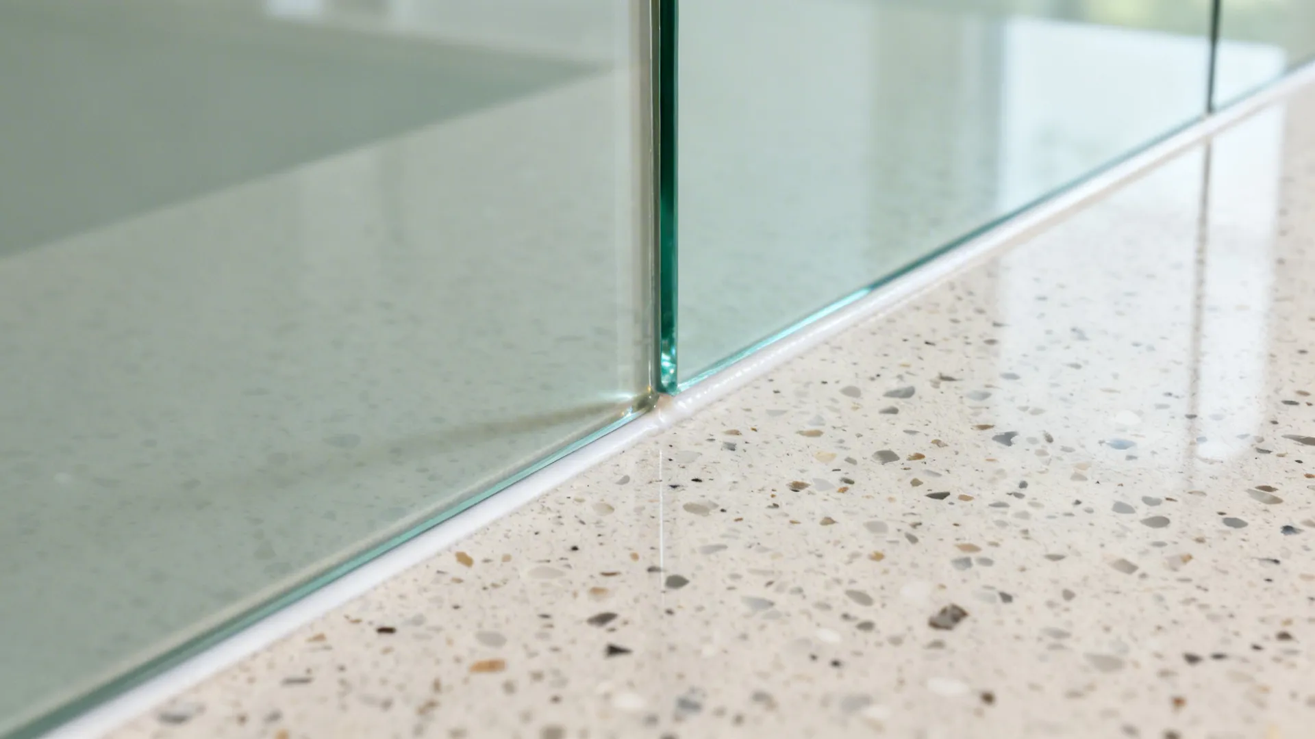 Glass Backsplash for Light and Depth