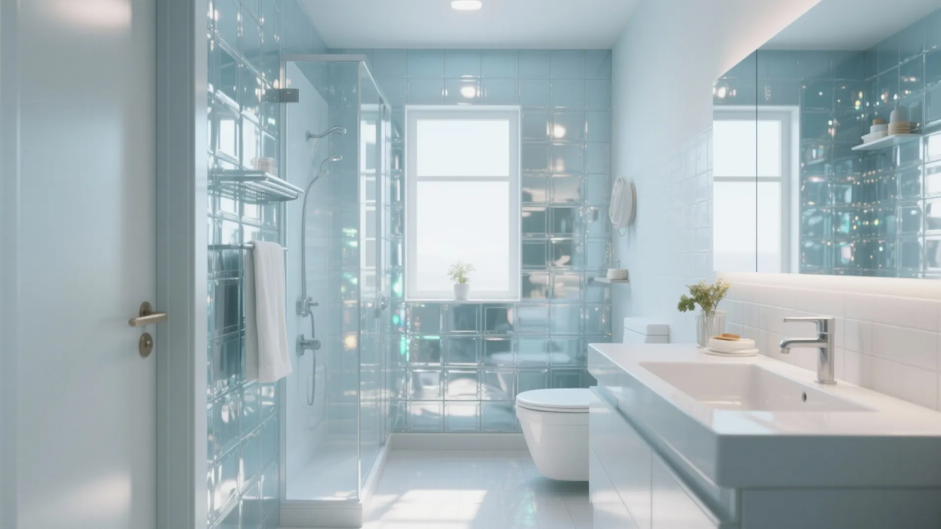 10 Glass Tile Bathroom Ideas: Creative Ways to Use Glass Tiles for Stunning Bathrooms