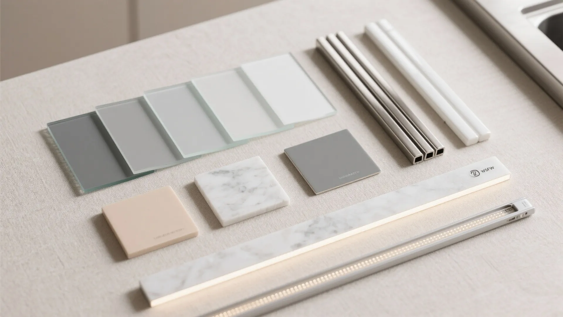 Glass Backsplash and Light-Bouncing Surfaces