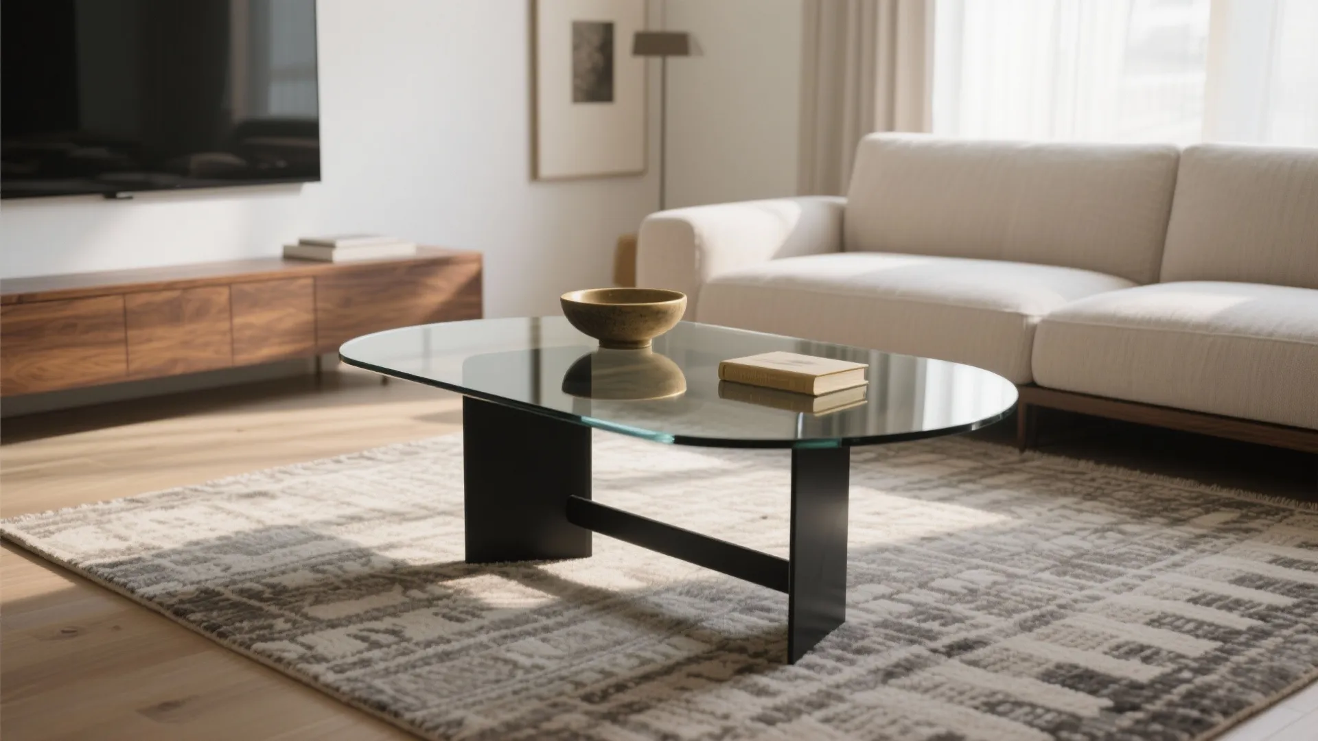 Airy Glass-Top, Slim Base