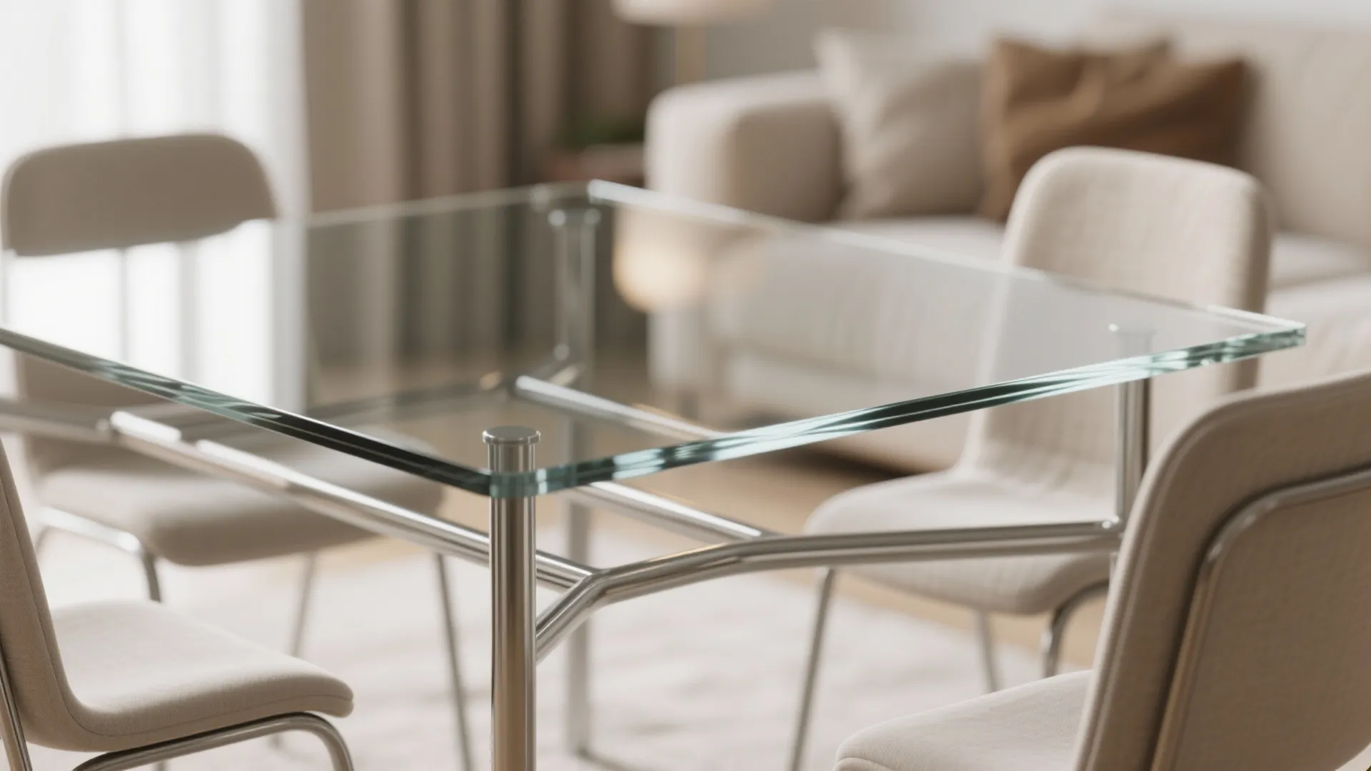 Glass-Topped Elegance