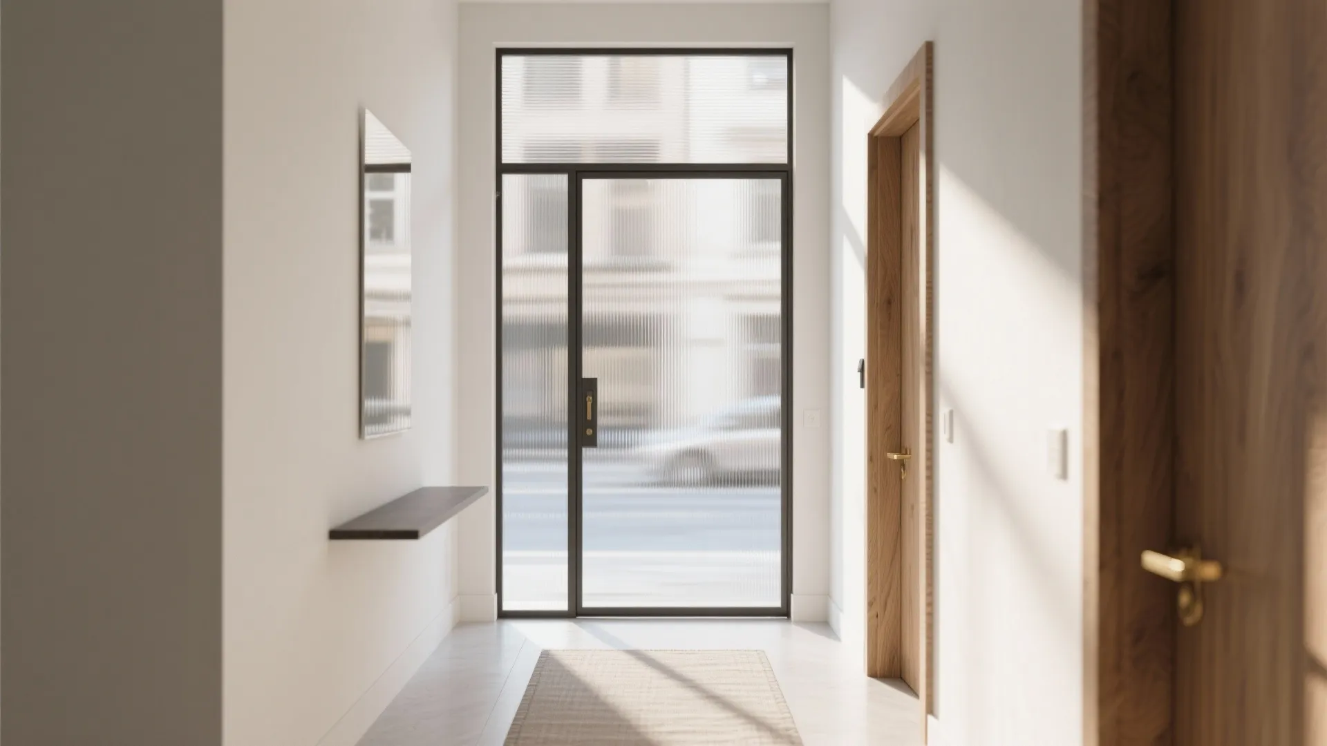 Glass-and-Transom Entry: More Light, More Welcome