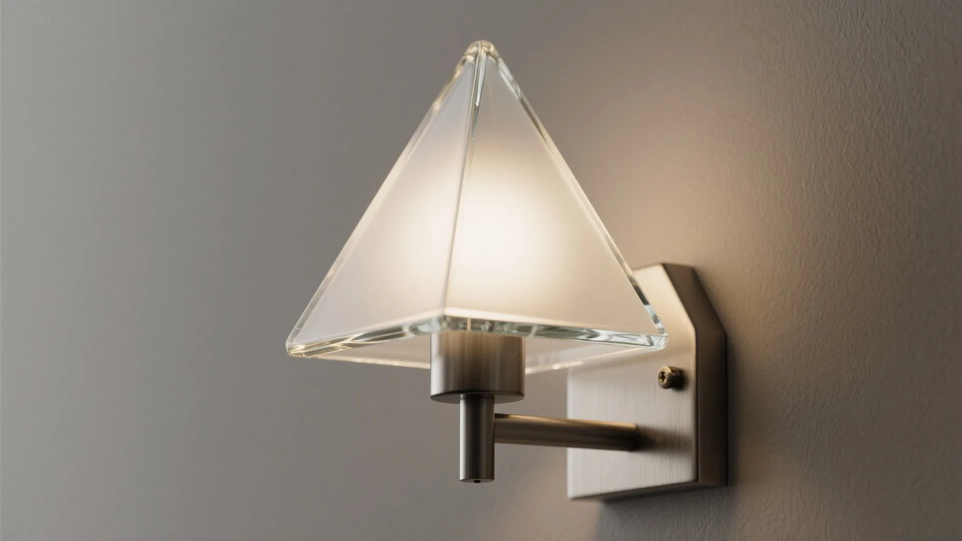 Triangular glass shades to boost brightness