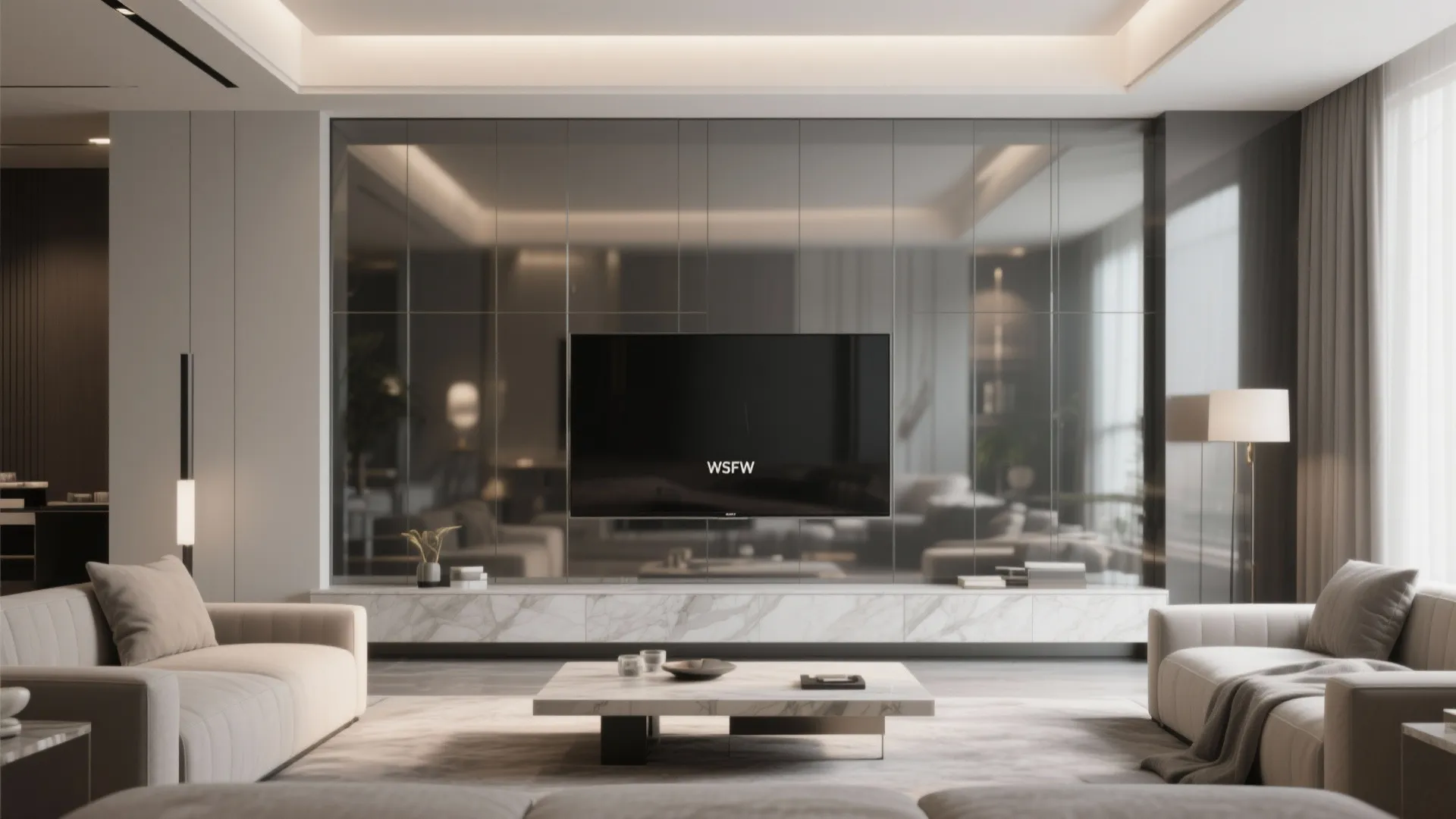 Glass Backdrop Elegance