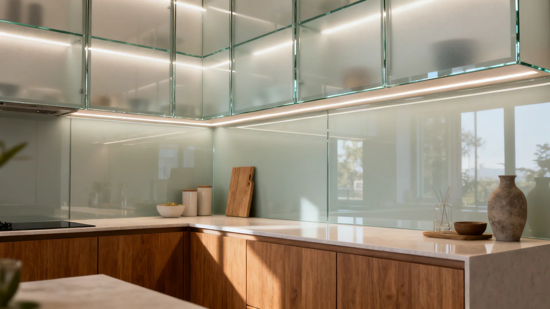 Glass Elements for Light and Depth