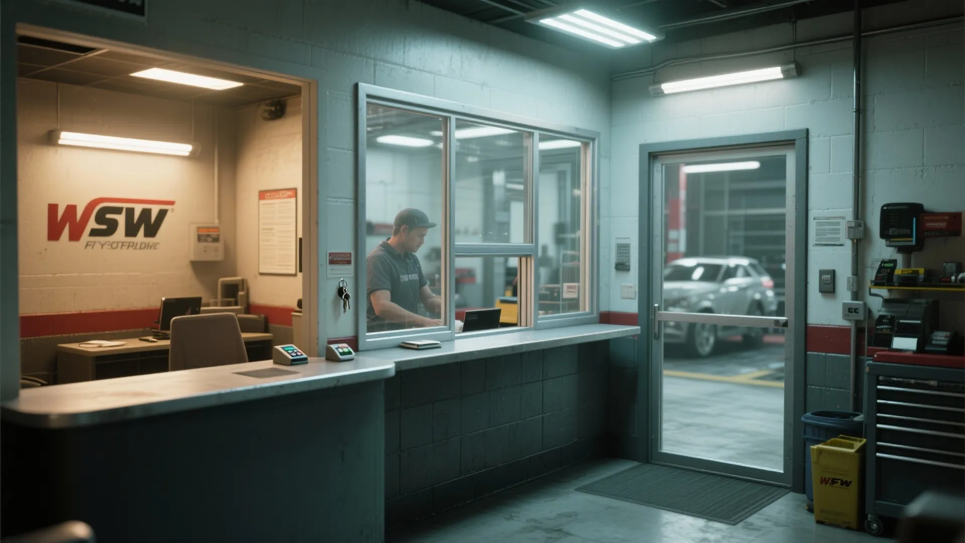 3. Glass observation window for transparency