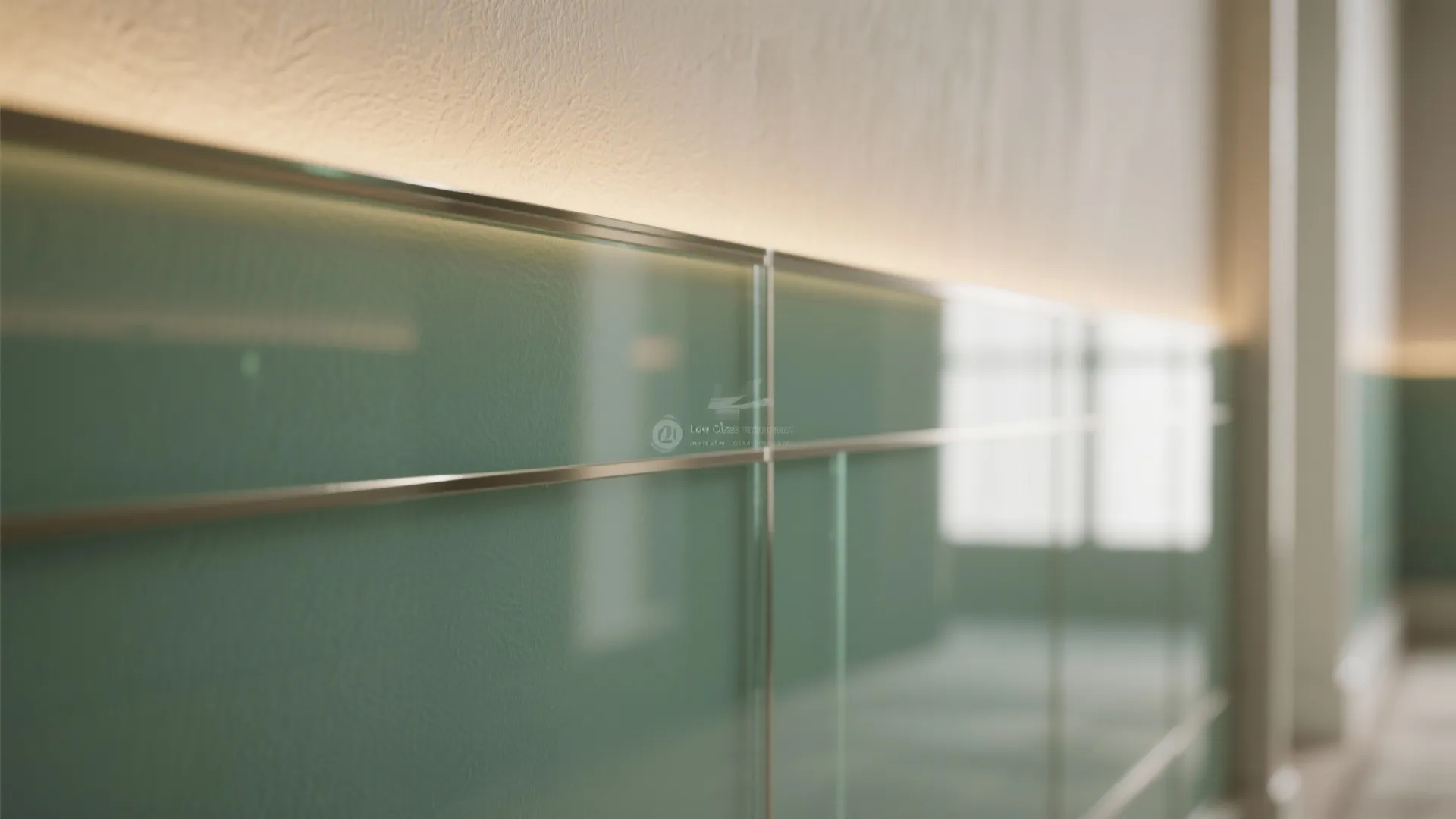 Glass Backsplash Shine for a Brighter Hall