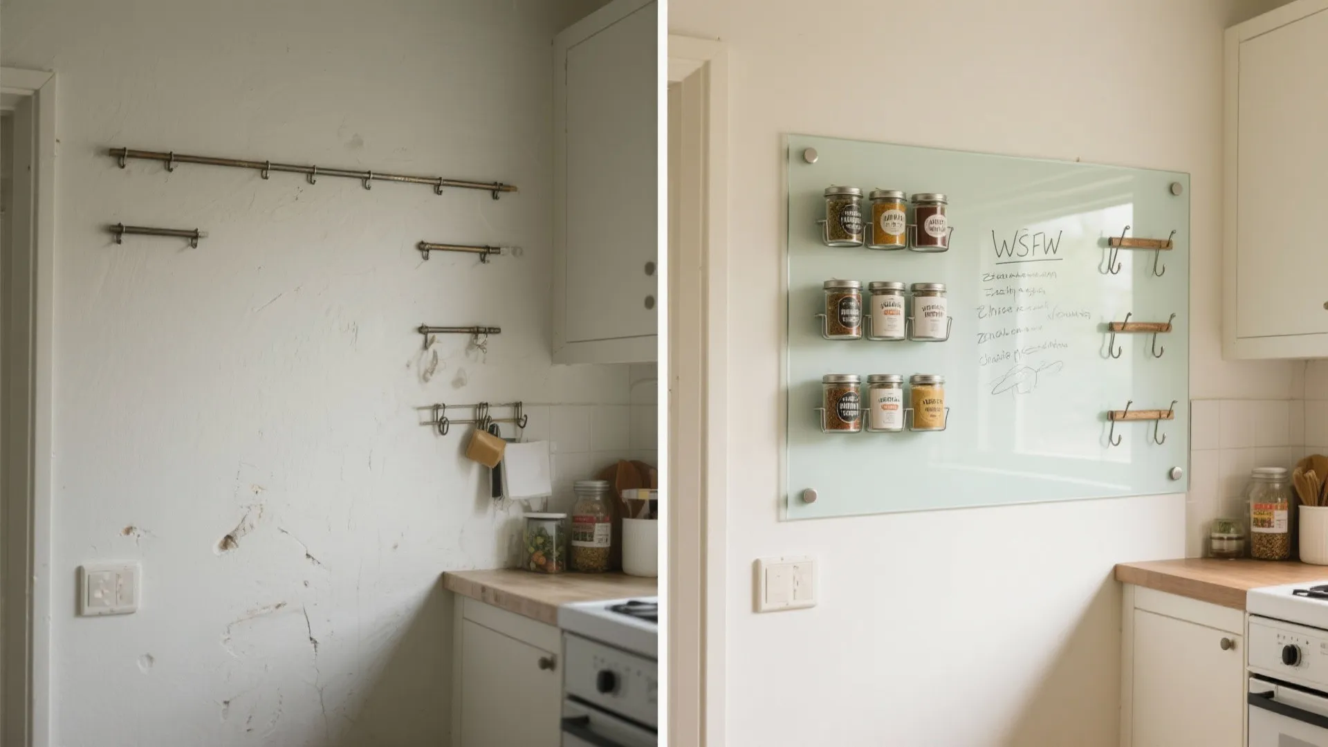 Magnetic Glass Board Wall for Smart Storage