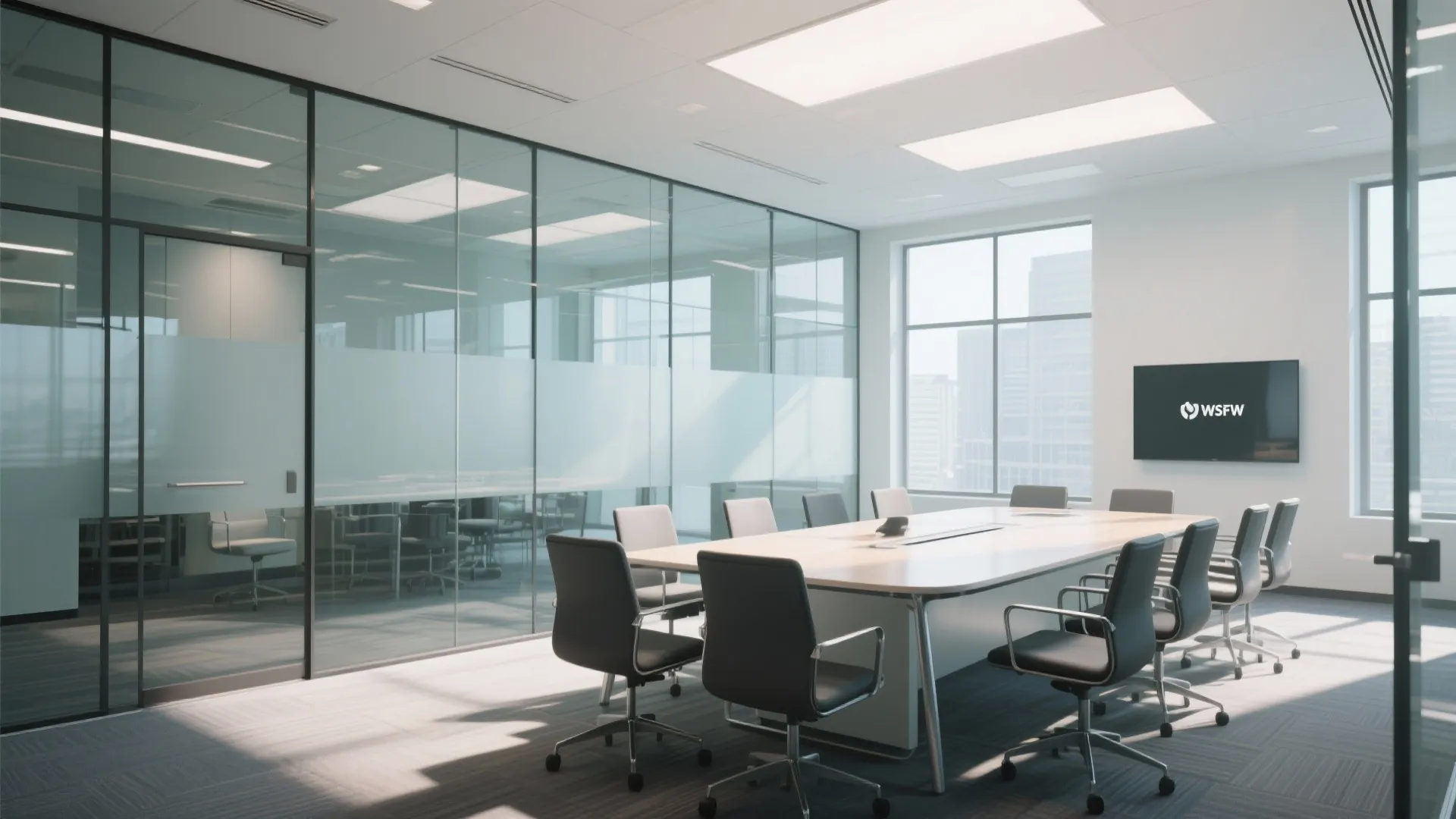 Glass Walls for Transparency