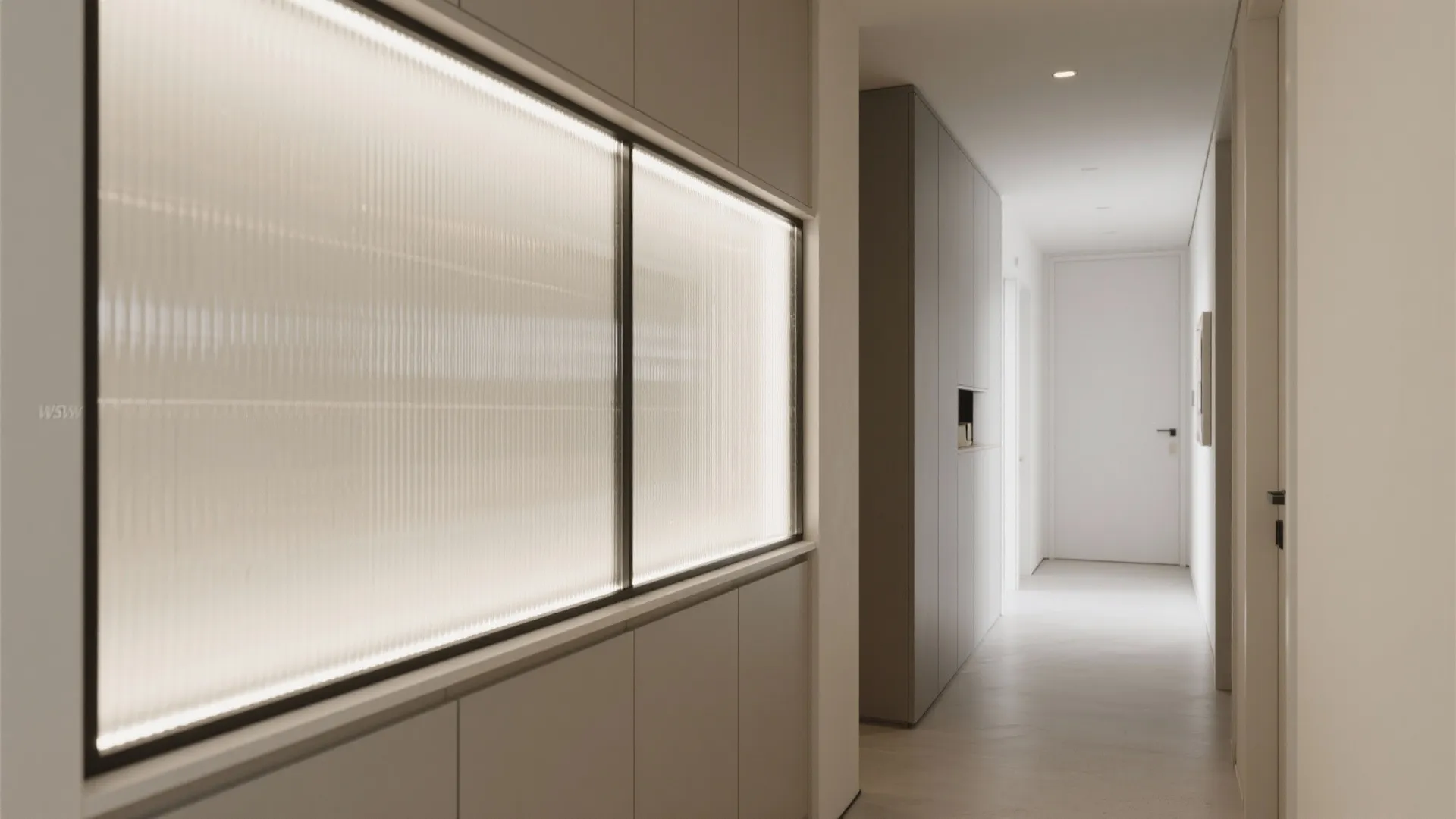 Glass Backsplash Wall for Light and Flow