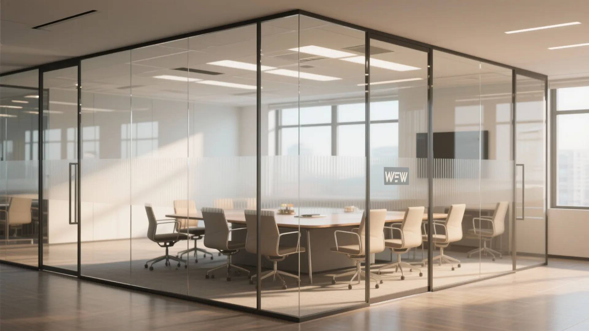 Glass Walls for Transparency