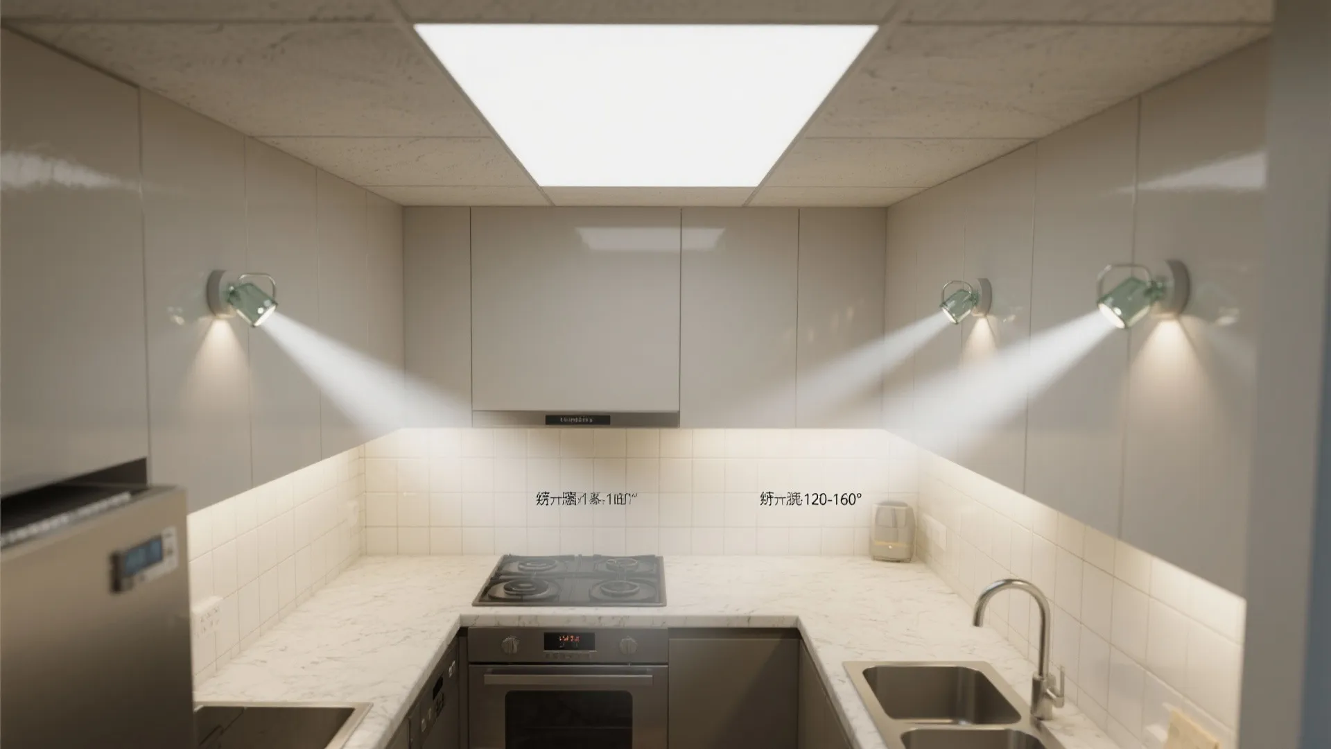 Glass Washers to Bounce Light Upward