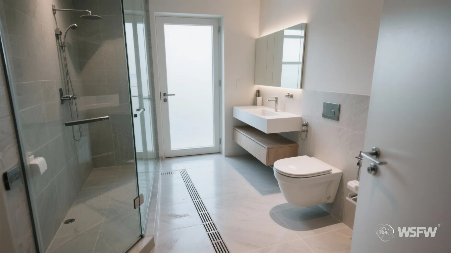 3. Choose a glass shower or wet-room approach