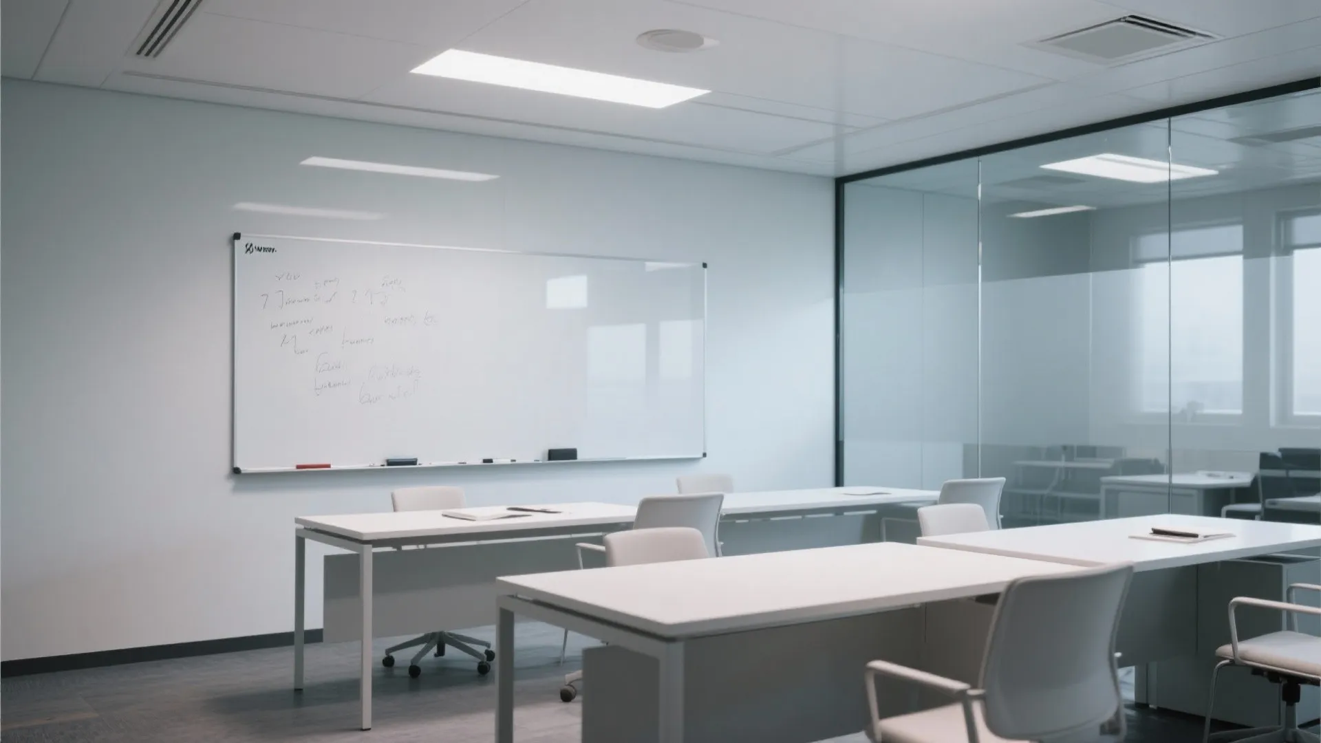 Glass Whiteboard Panel