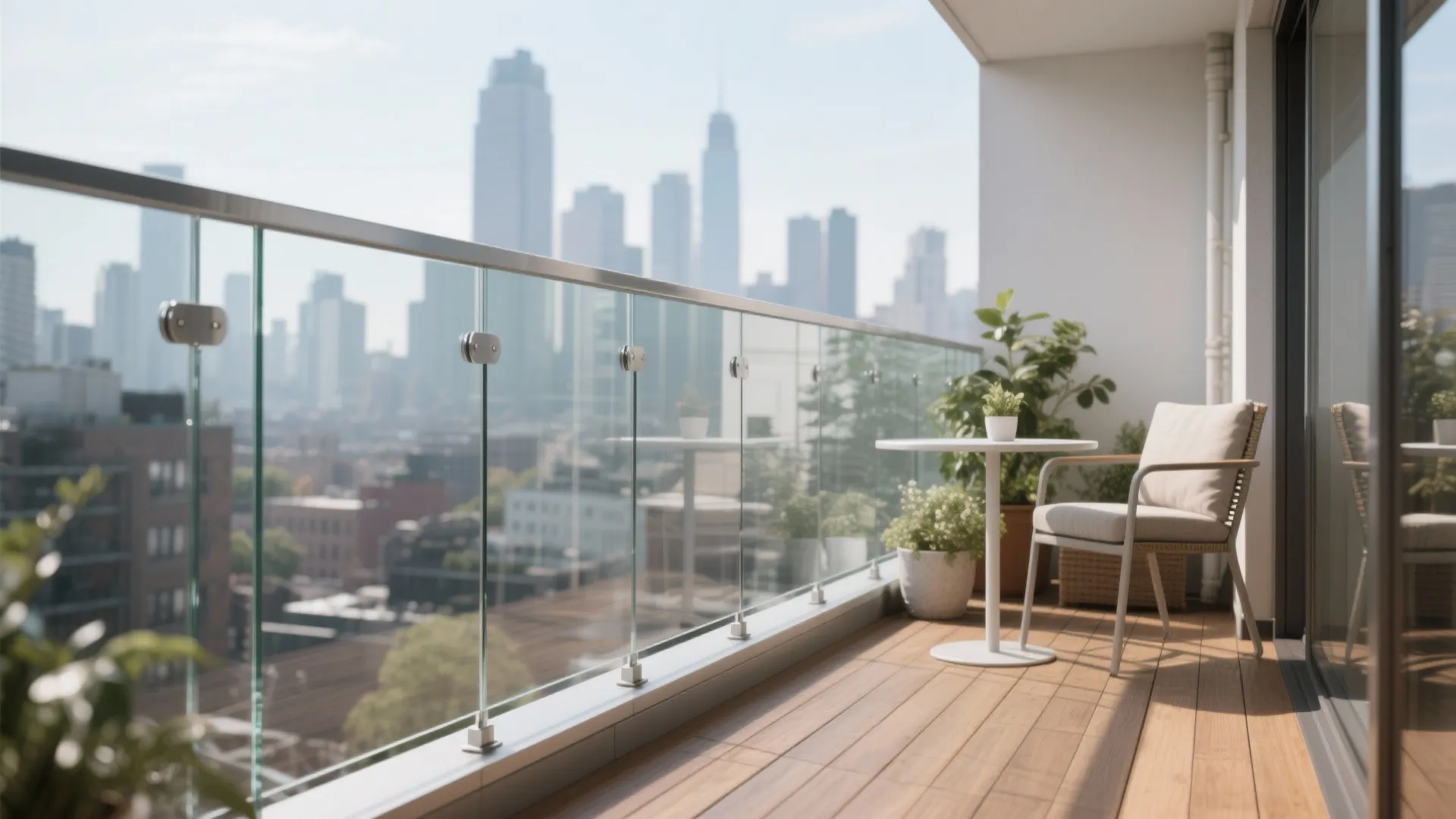 Frameless Glass Balustrade for Airy Views
