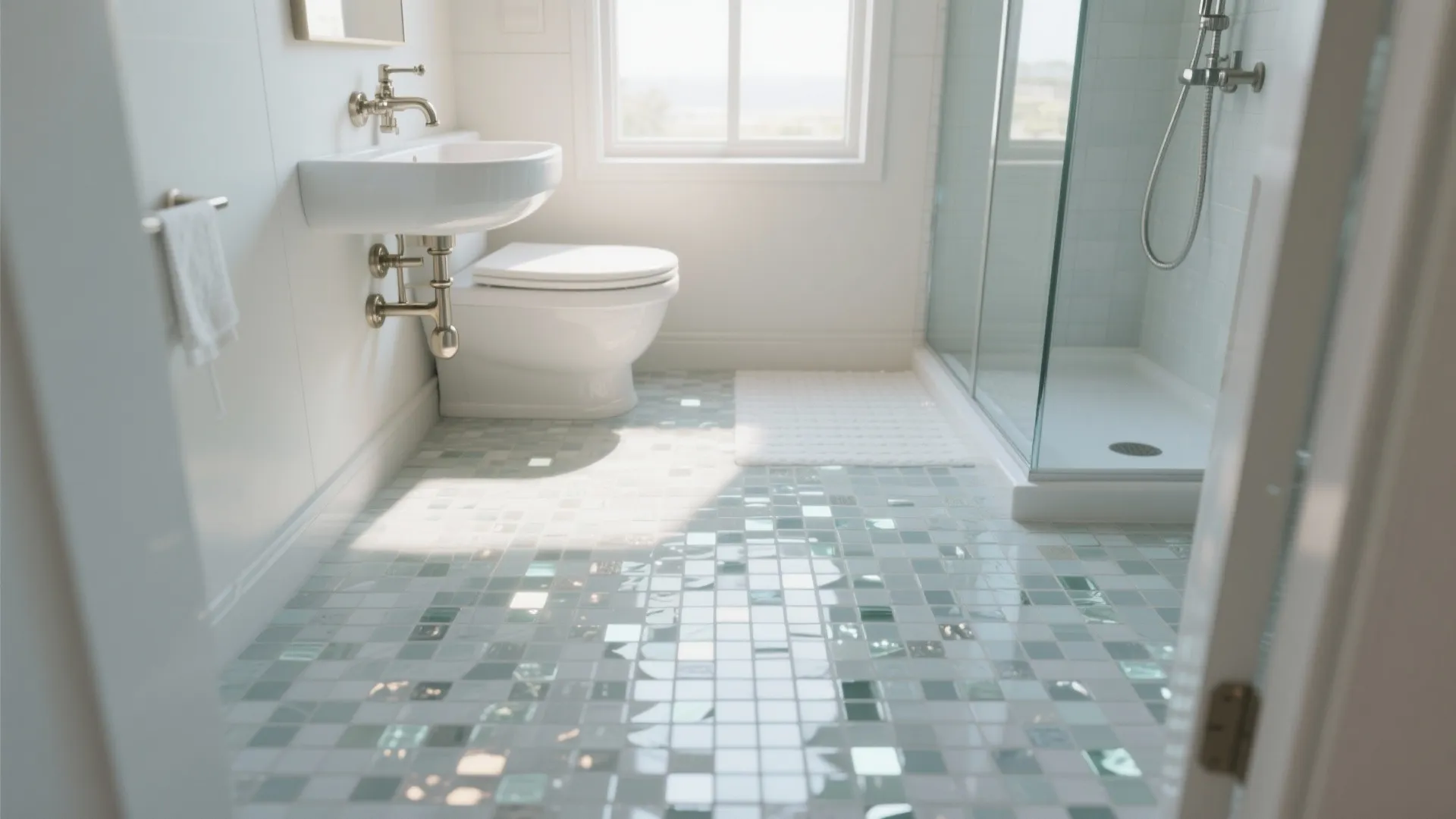 Glass Mosaic Light Bounce