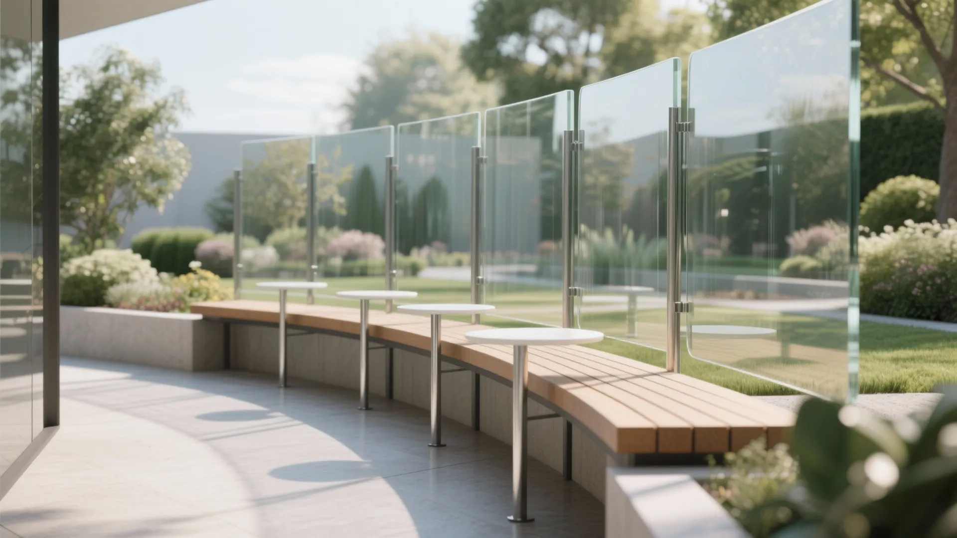 Tip 2: Glass Windbreak Panels