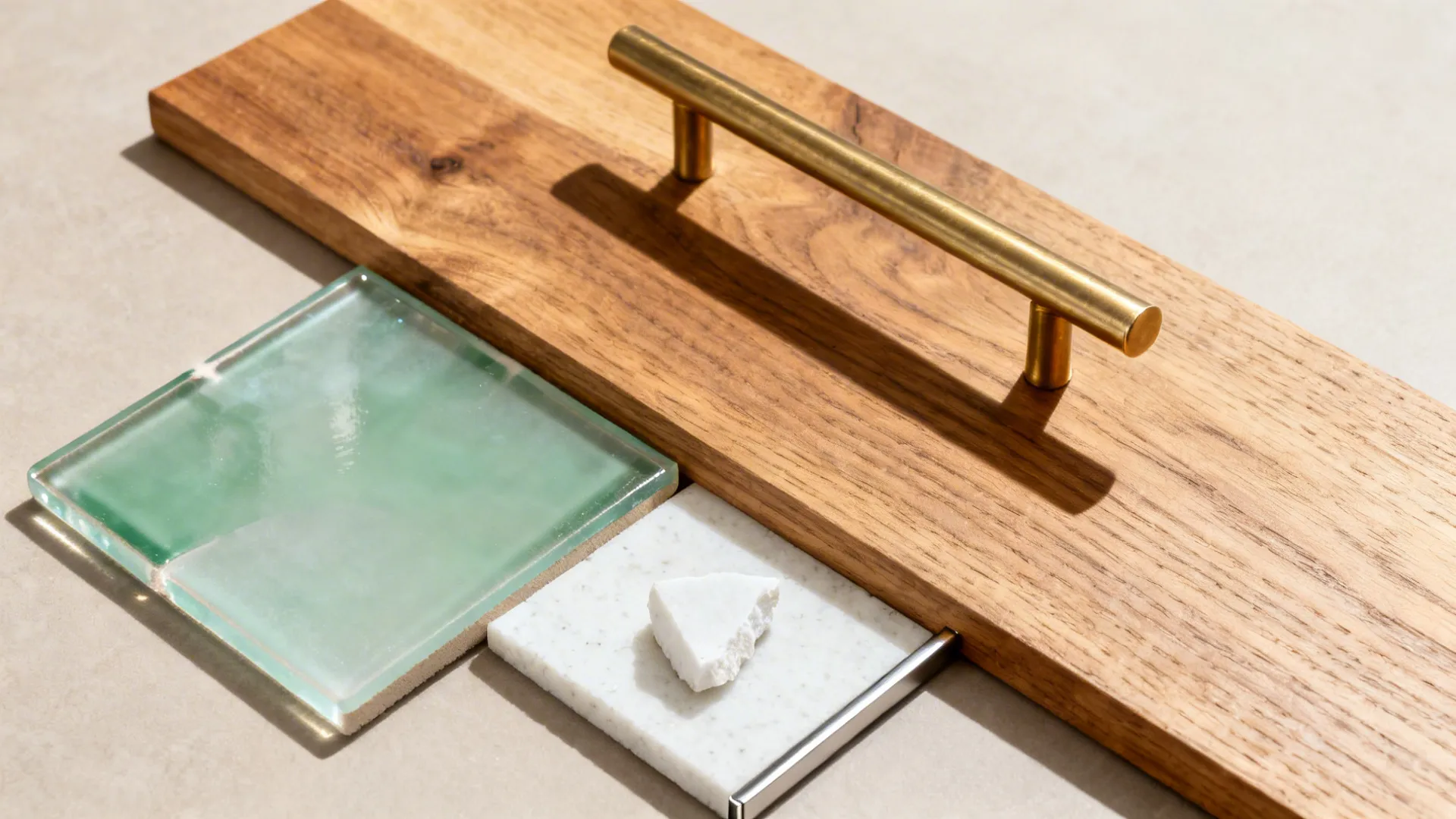 Material Mixology: Glass + Wood + Metal