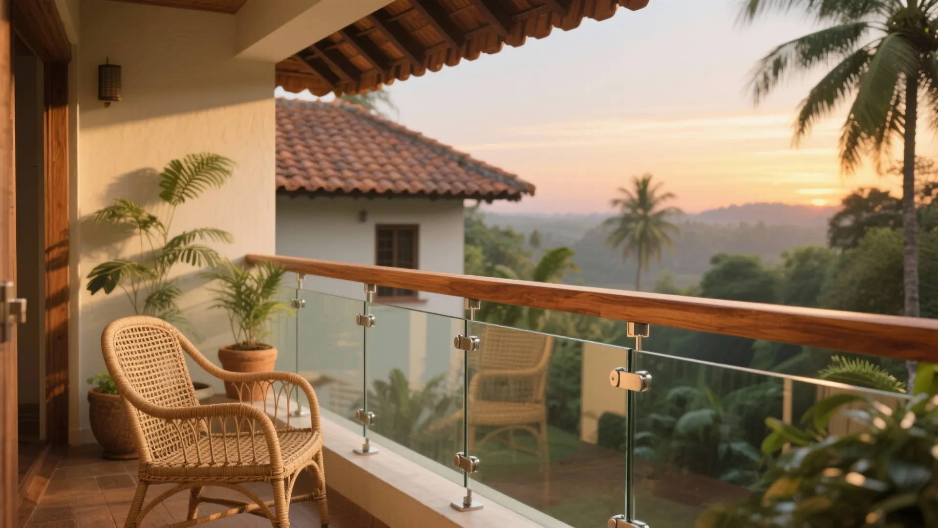 Hybrid Glass + Wood Warmth (With Marine-Grade Metals)