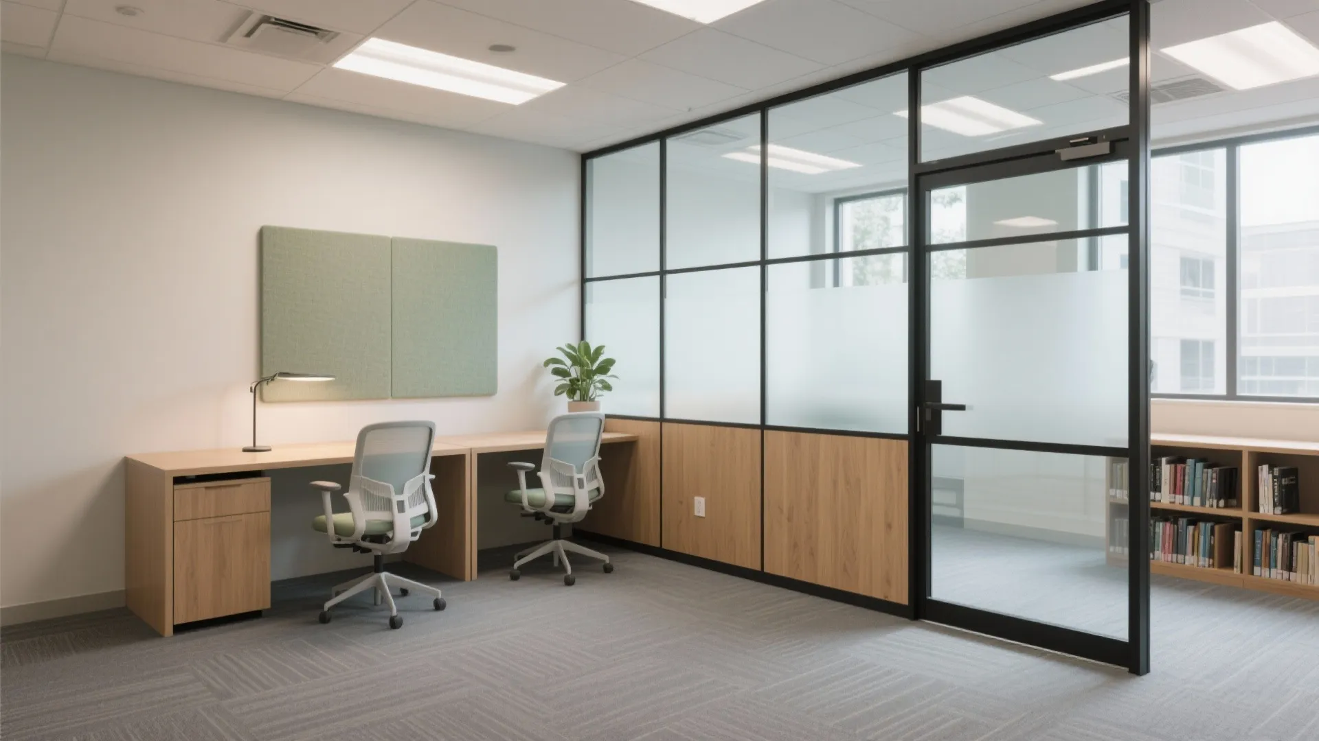 Transparent zoning that borrows light