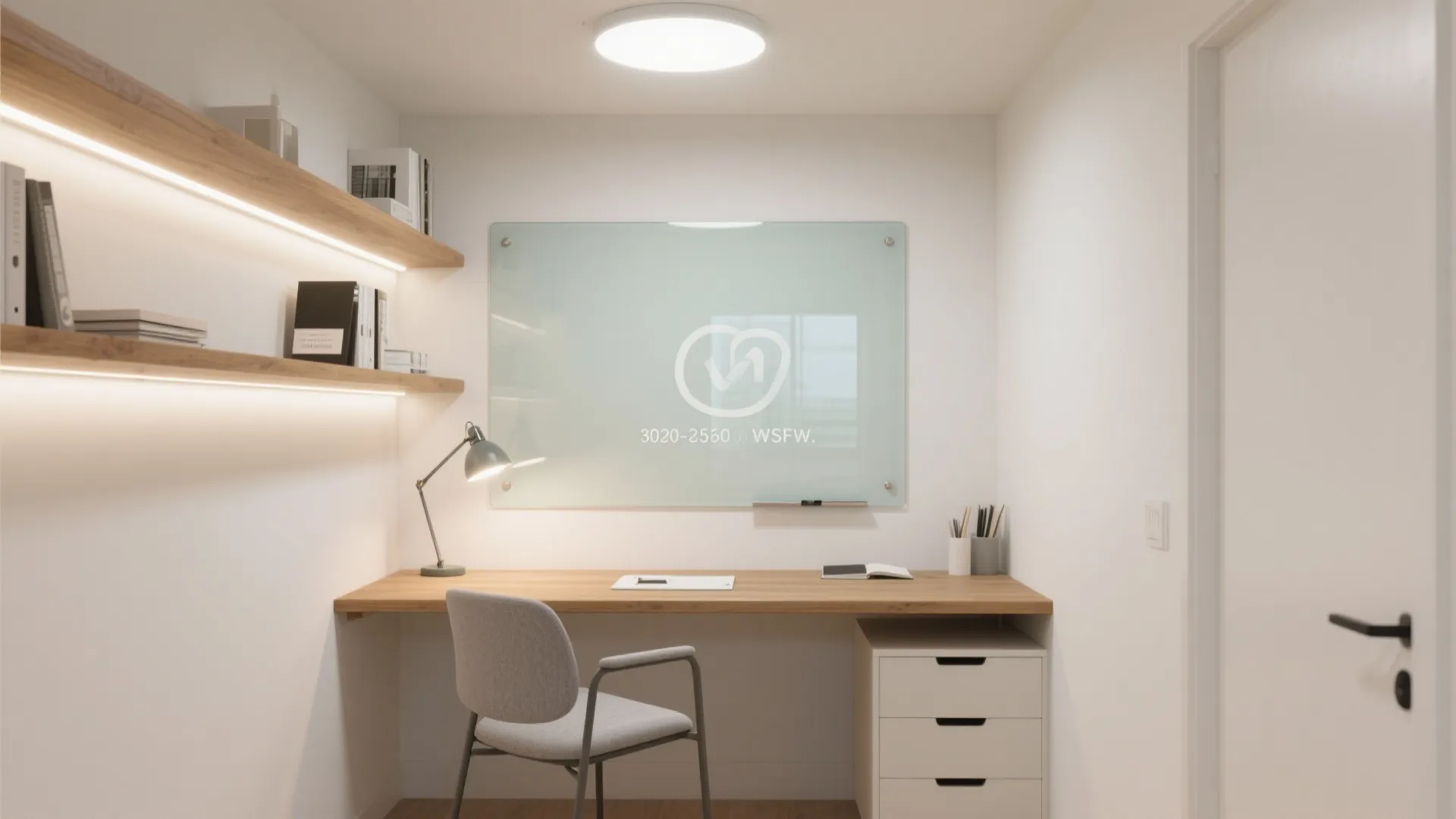 Glass Board + Light-Colored Palette