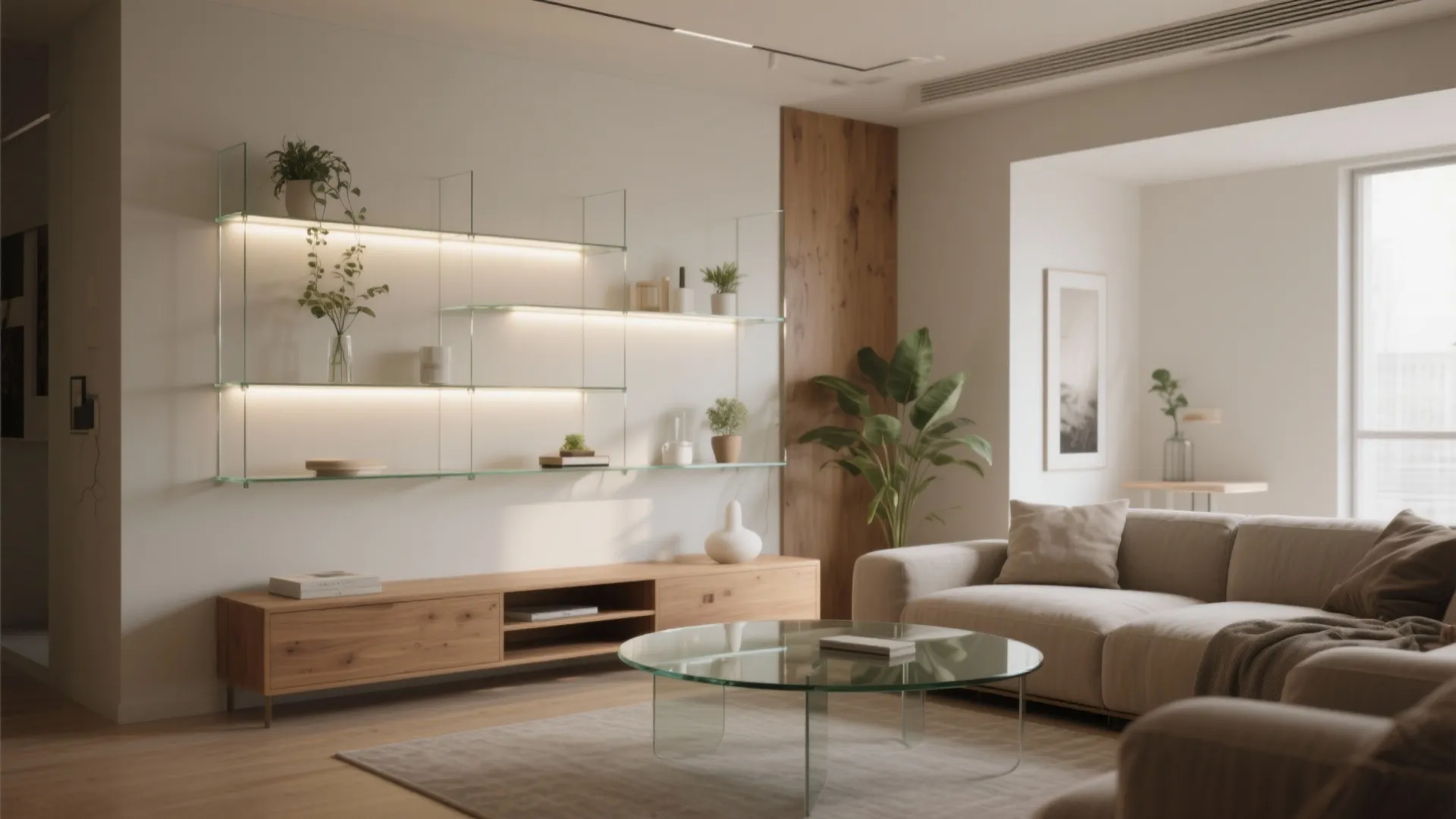 Glass Furniture and Shelving That Practically Disappears