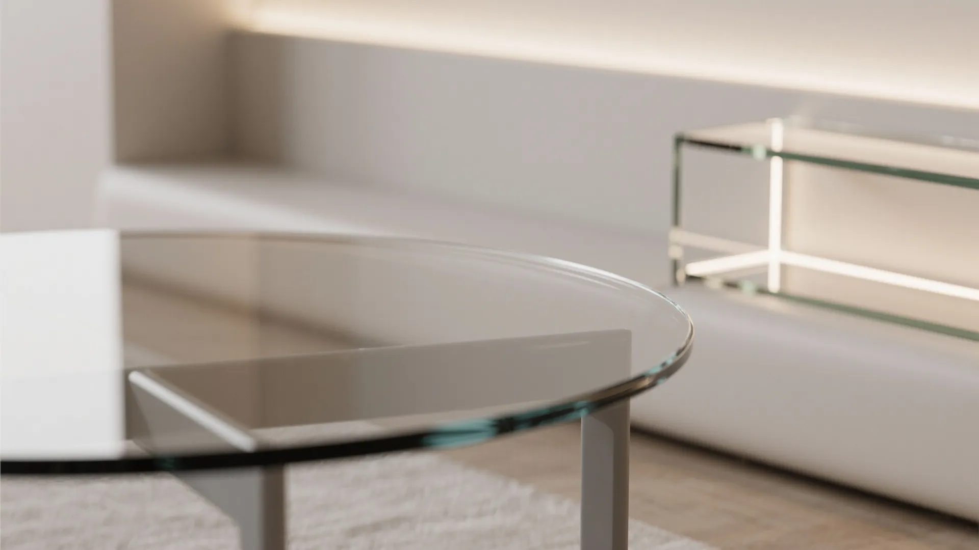 Glass Furniture and Shelving That Practically Disappears