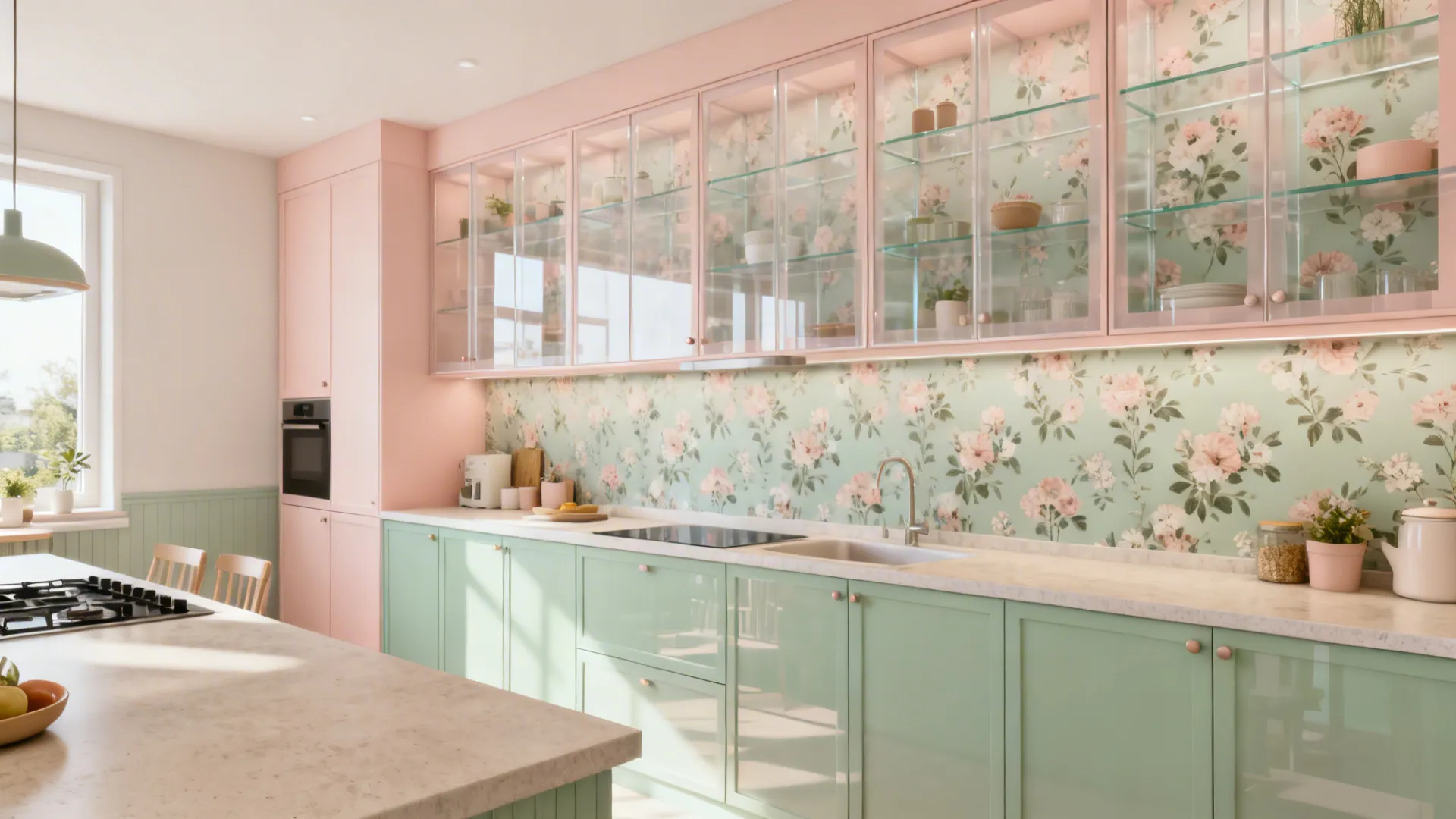 Glass-backed feel with acrylic for safer, lighter doors