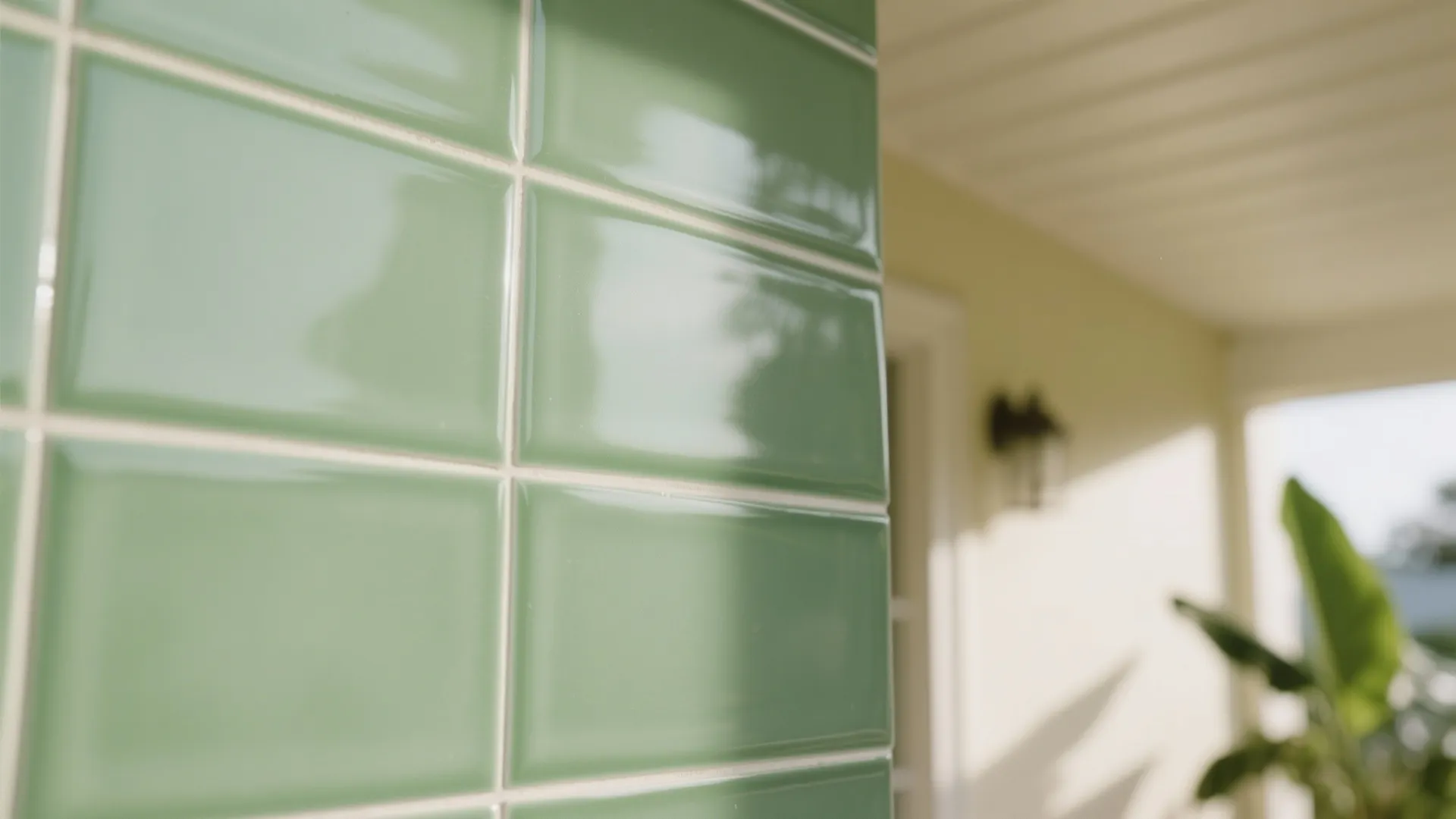 Glossy (or satin) glazes that bounce light