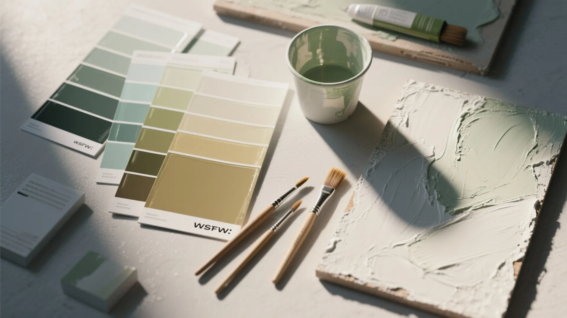 5. Try low-VOC glazes and faux finishes for character