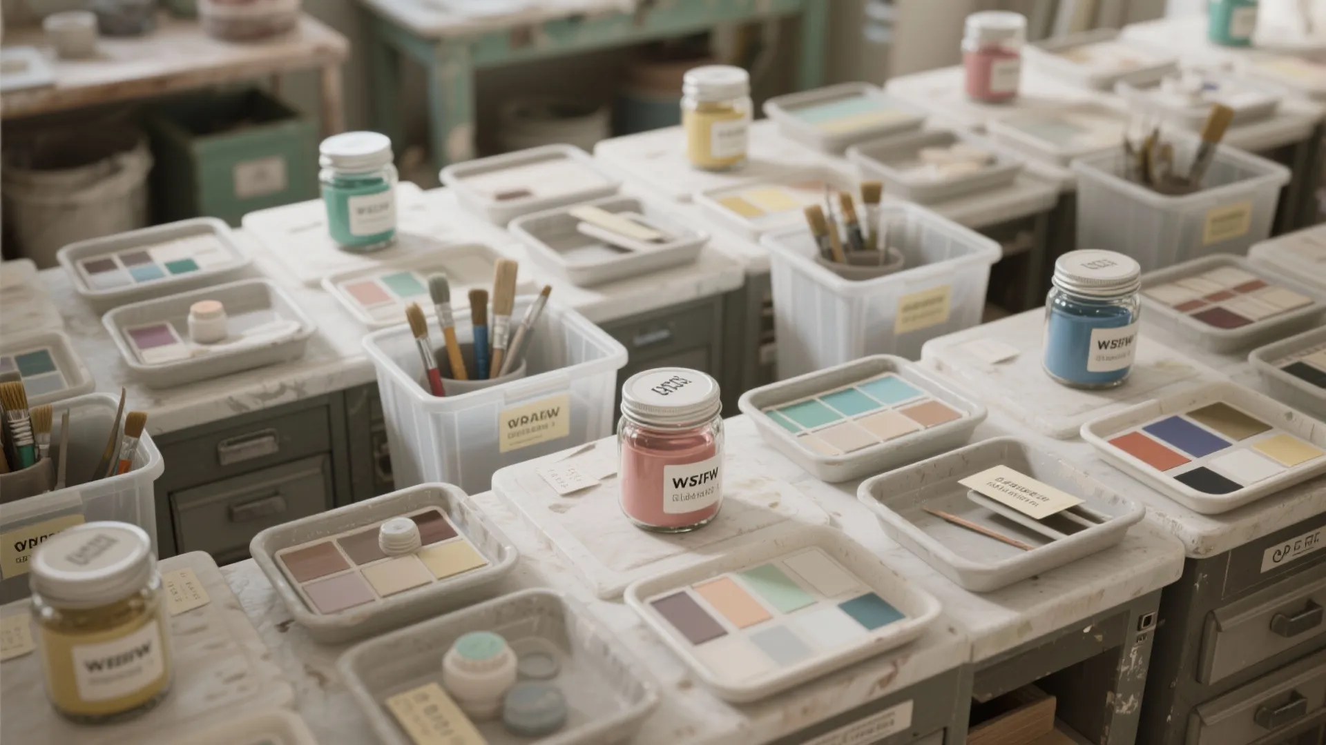 4. Make glazing easy with single-batch stations