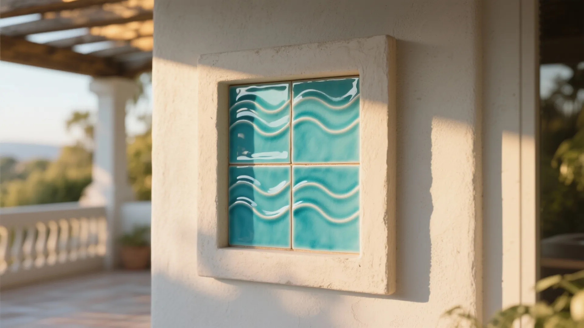 Hand-glazed accents for sparkle and life