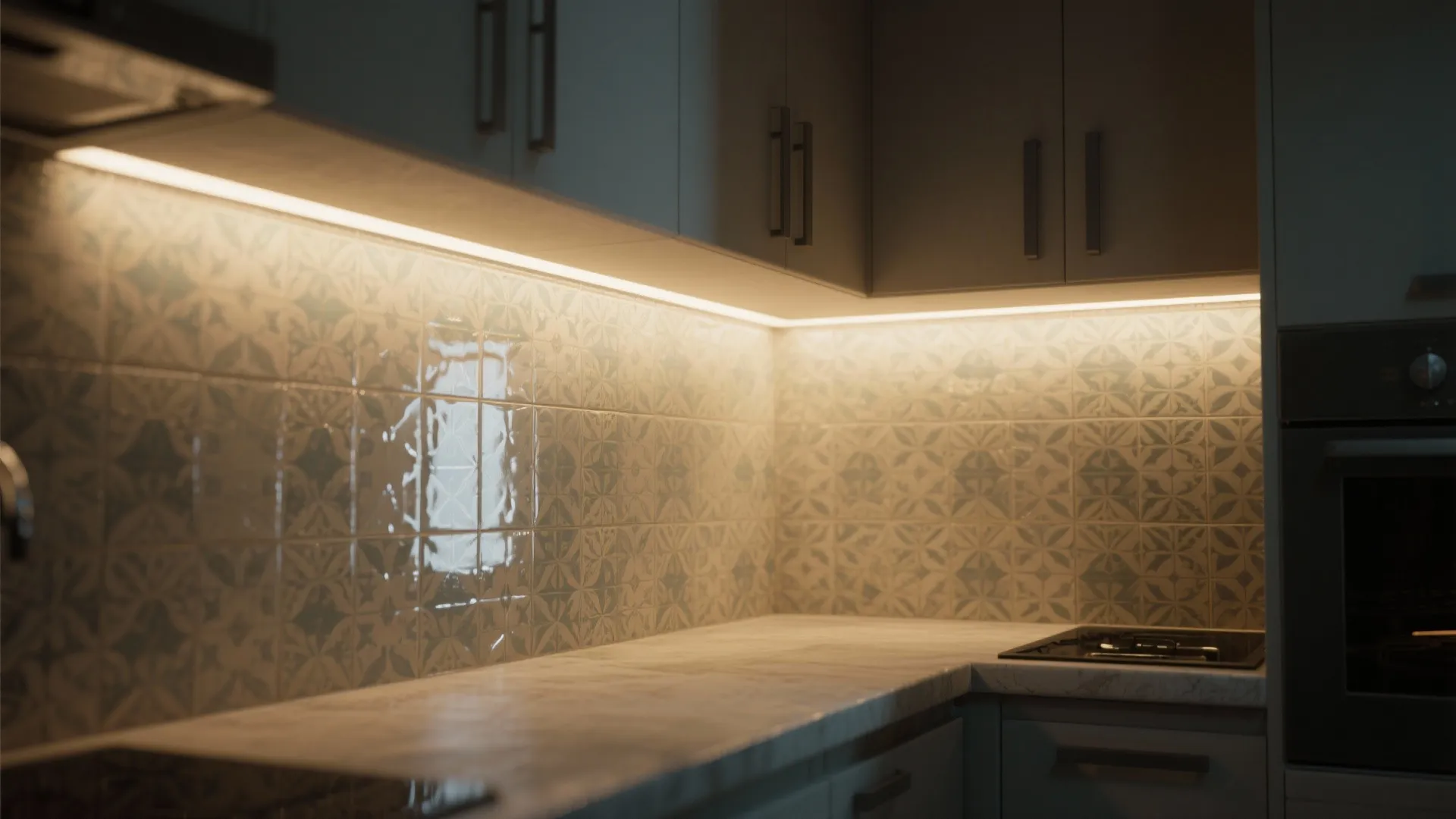 3. Glazed patterned tiles for personality